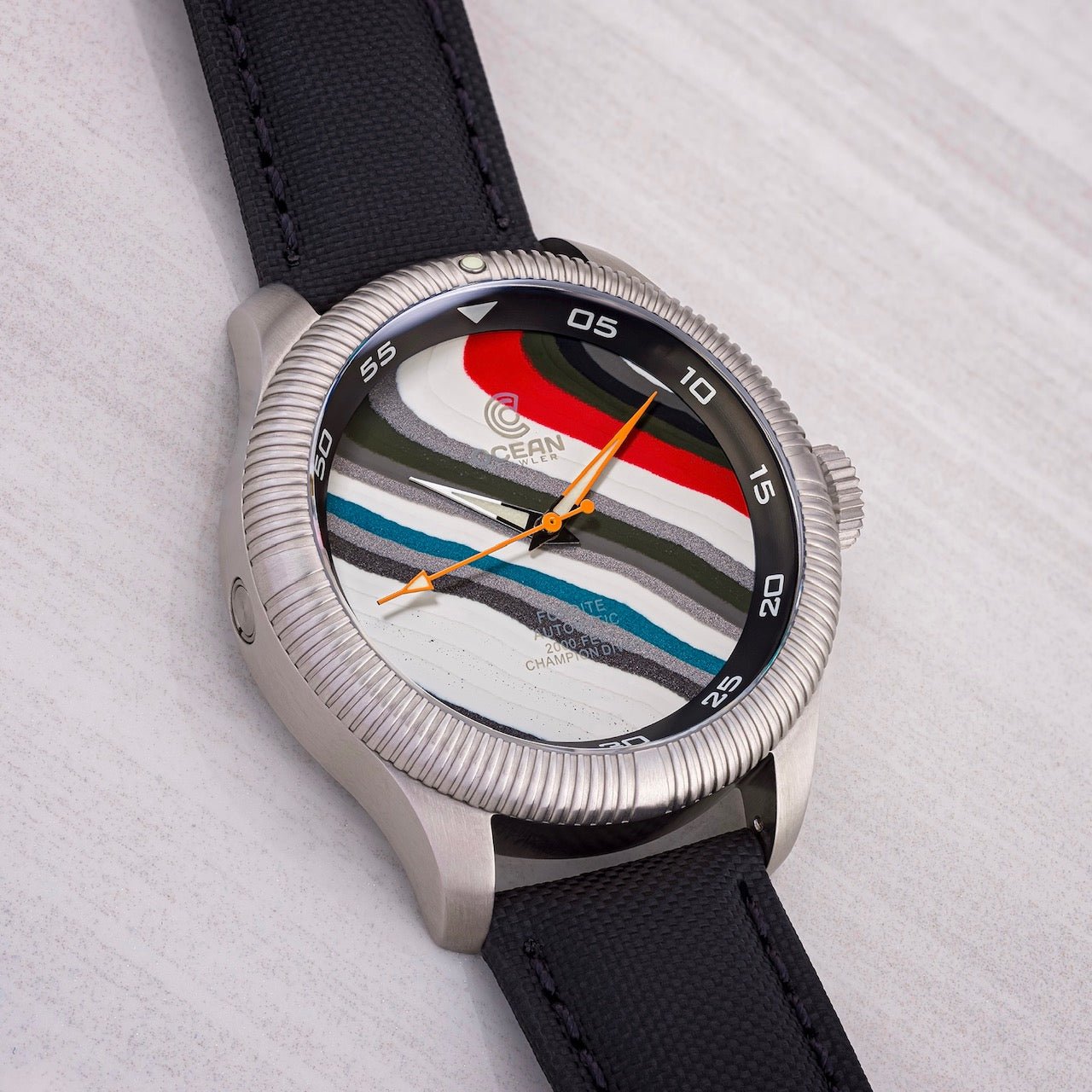 Champion Diver - Fordite - Unique Piece - Velocity Vortex thumbnail 2