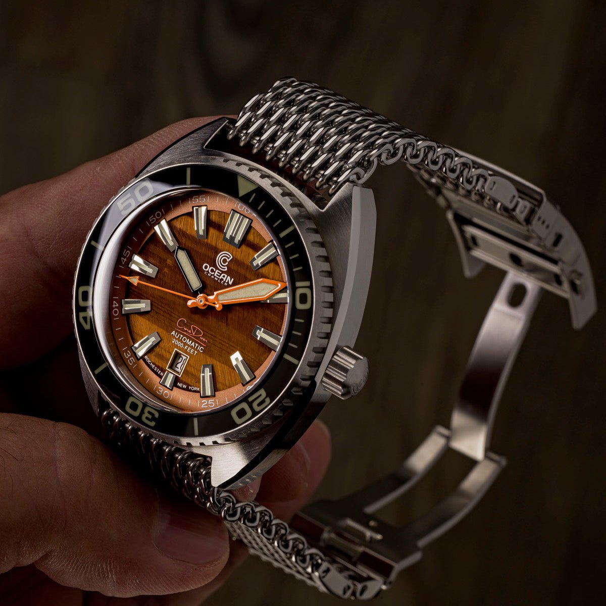 Core Diver - Tiger's Eye Edition - 2 Straps Included! thumbnail 2
