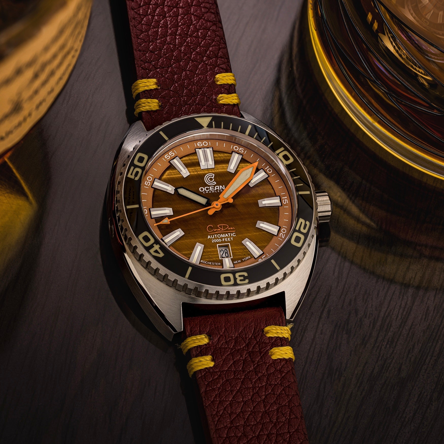 Core Diver - Tiger's Eye Edition - 2 Straps Included! thumbnail 3