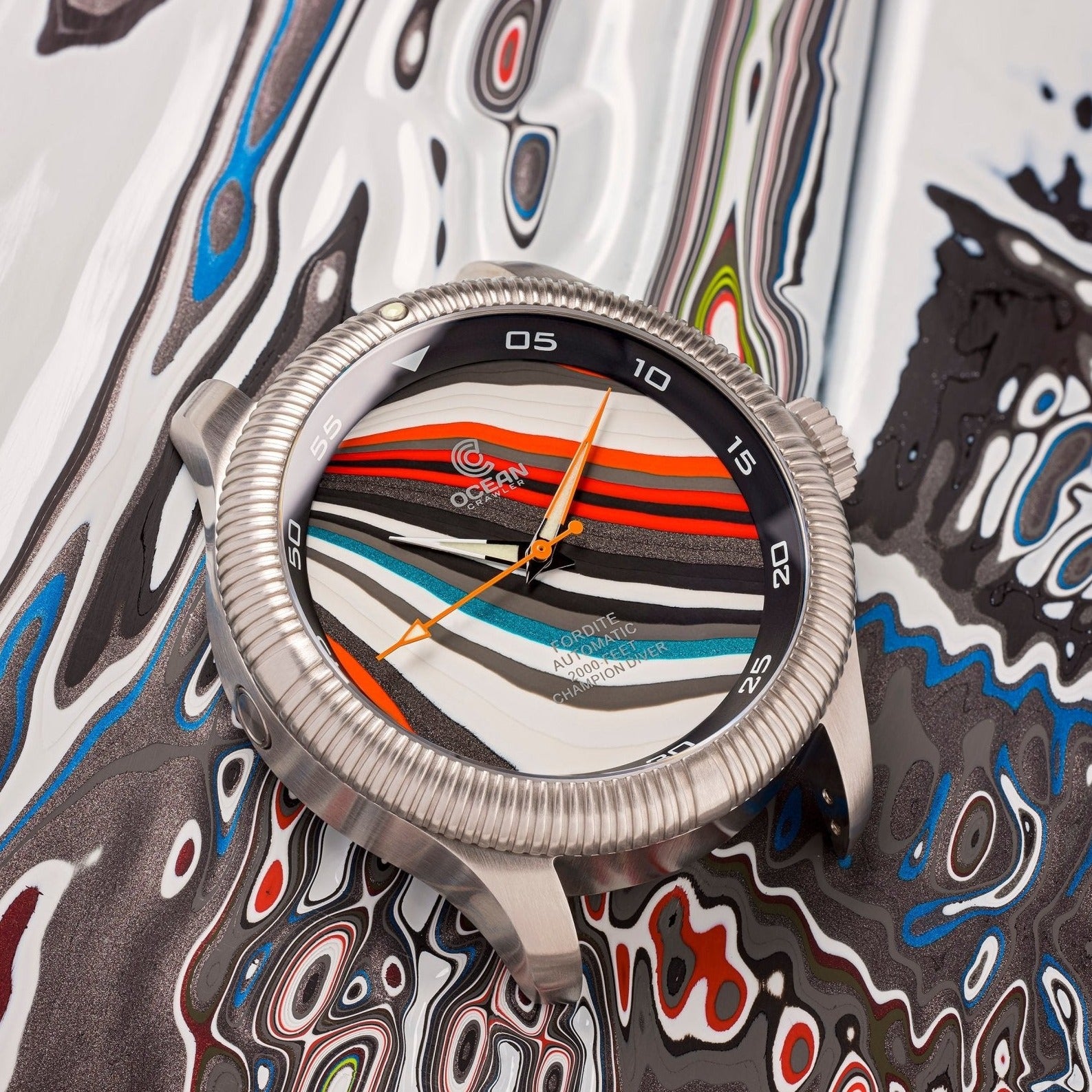 Ocean Crawler Champion Diver - Fordite - Type A thumbnail 3