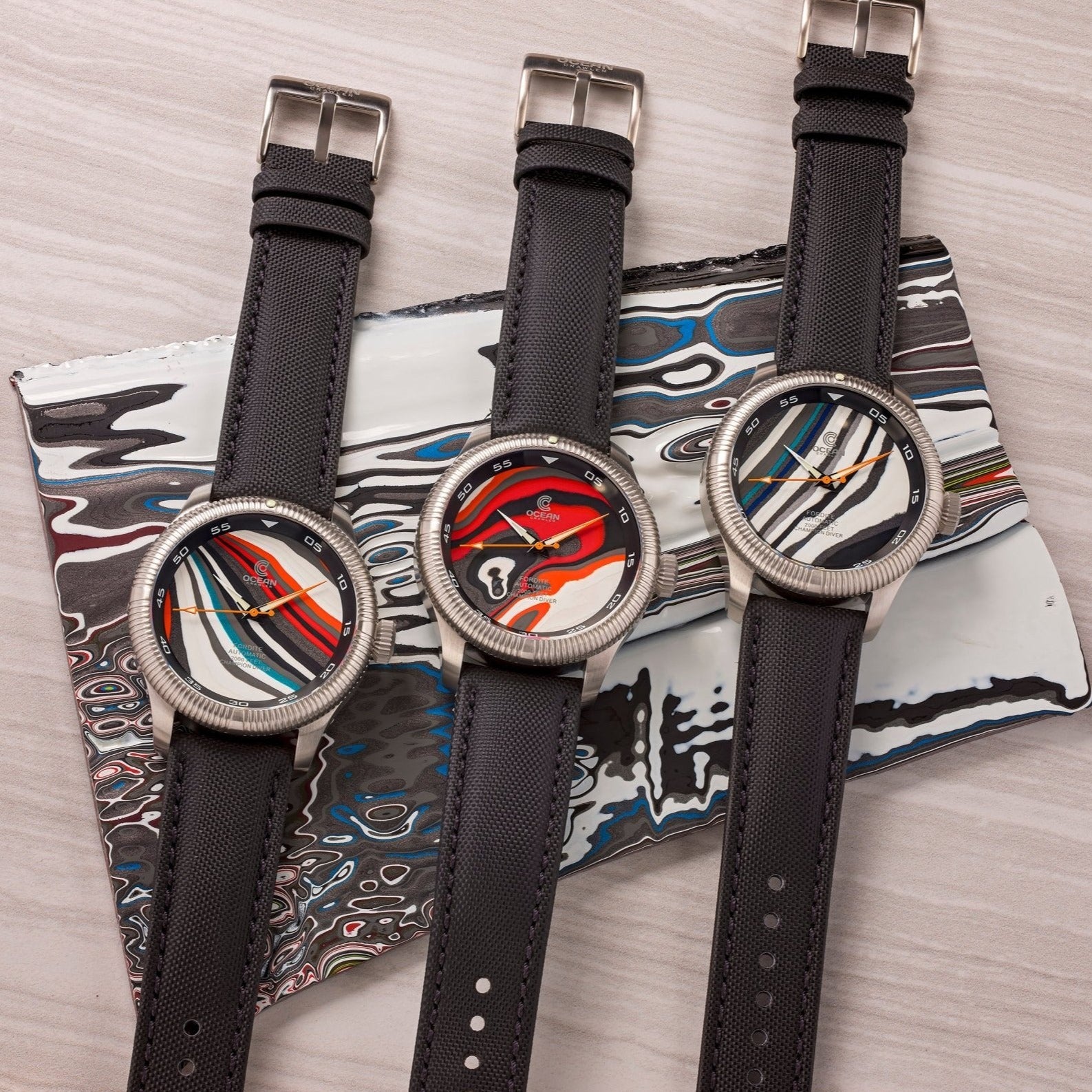 Ocean Crawler Champion Diver - Fordite - Type A thumbnail 4