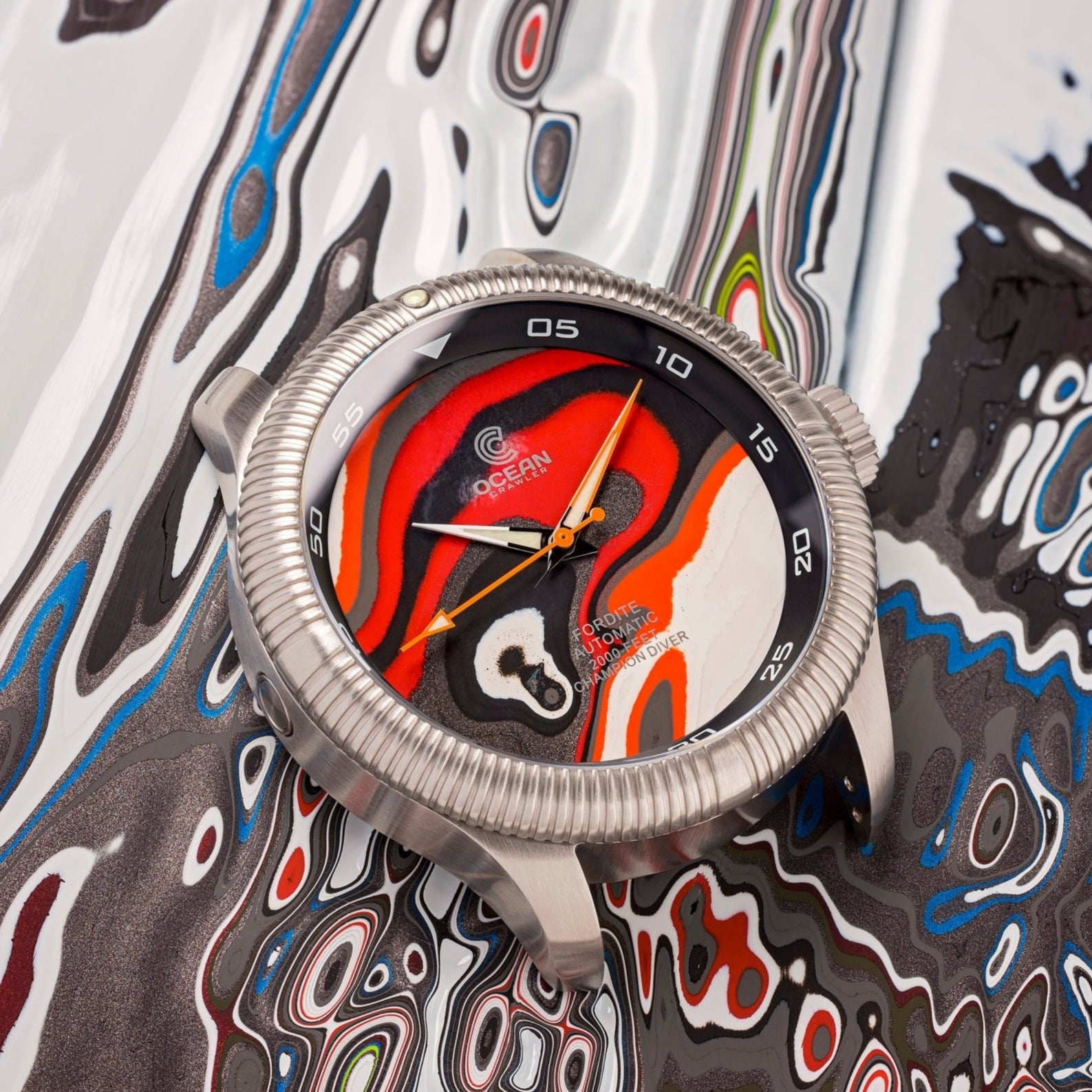 Ocean Crawler Champion Diver - Fordite - Type B thumbnail 3