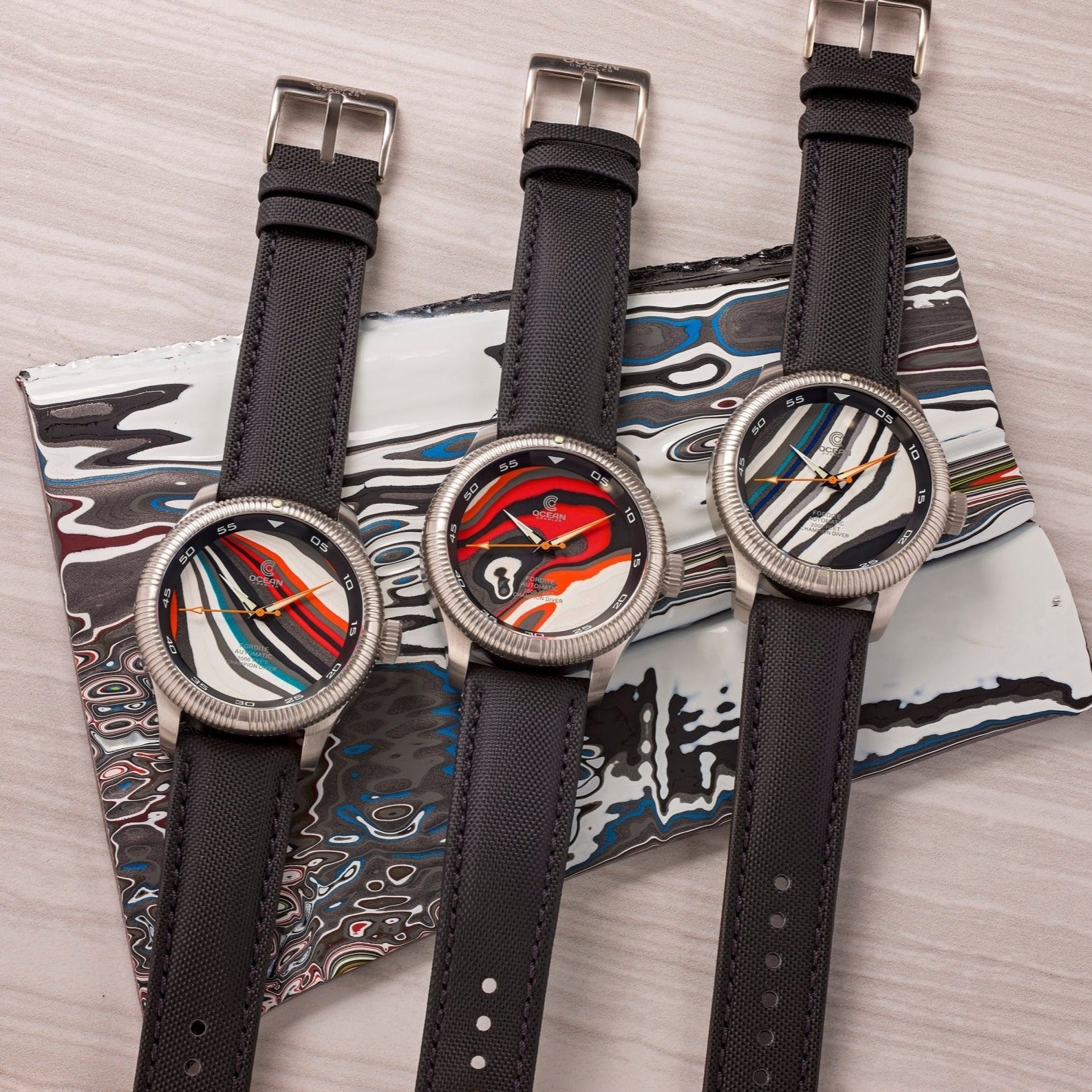 Ocean Crawler Champion Diver - Fordite - Type B thumbnail 4