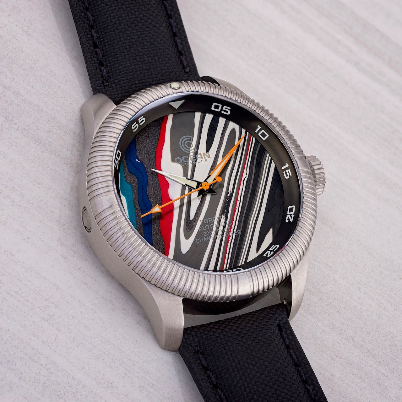 Ocean Crawler Champion Diver - Fordite - Unique Piece - TurboTime thumbnail 2