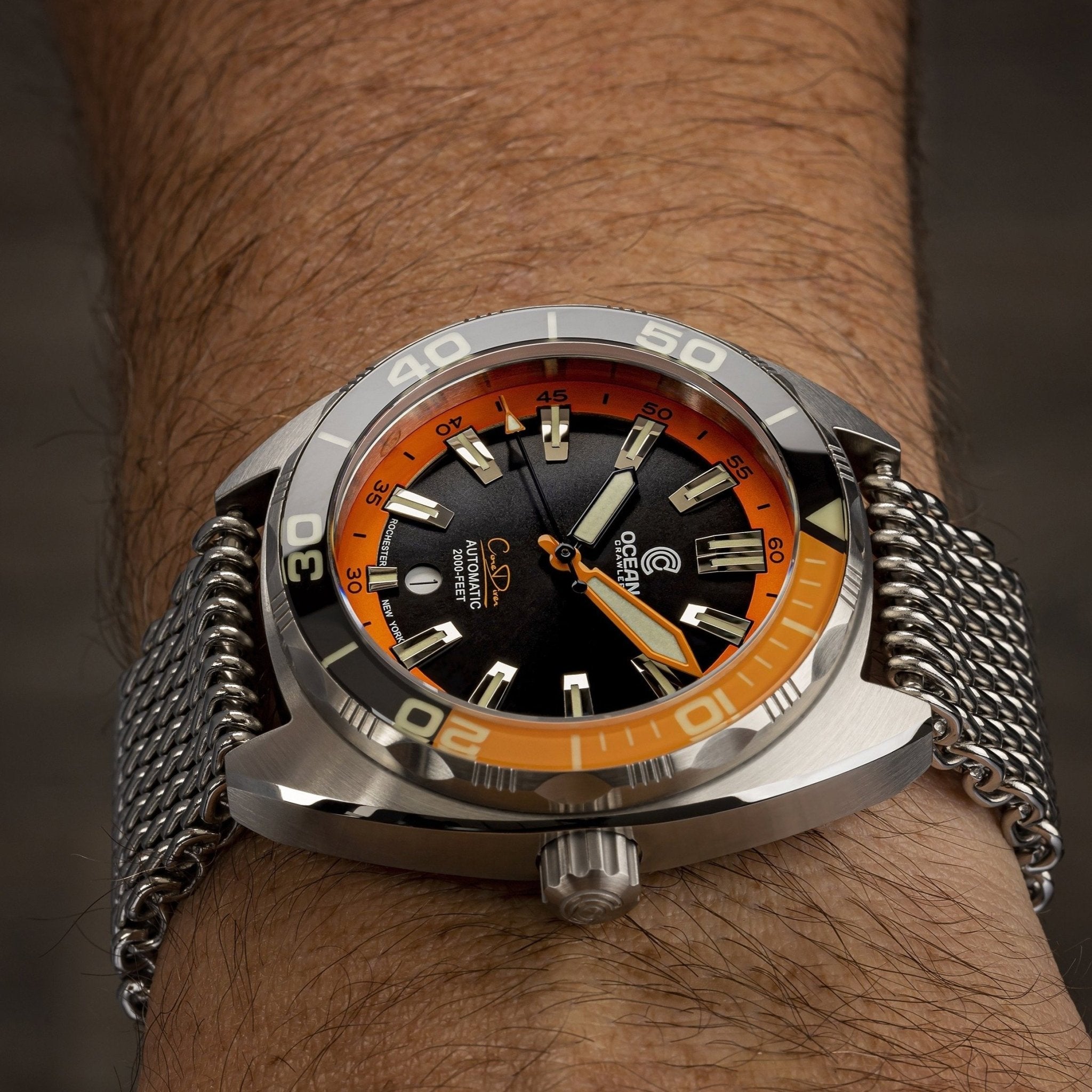 Ocean Crawler Core Diver - Black/Orange Chapter Ring - Sample thumbnail 2