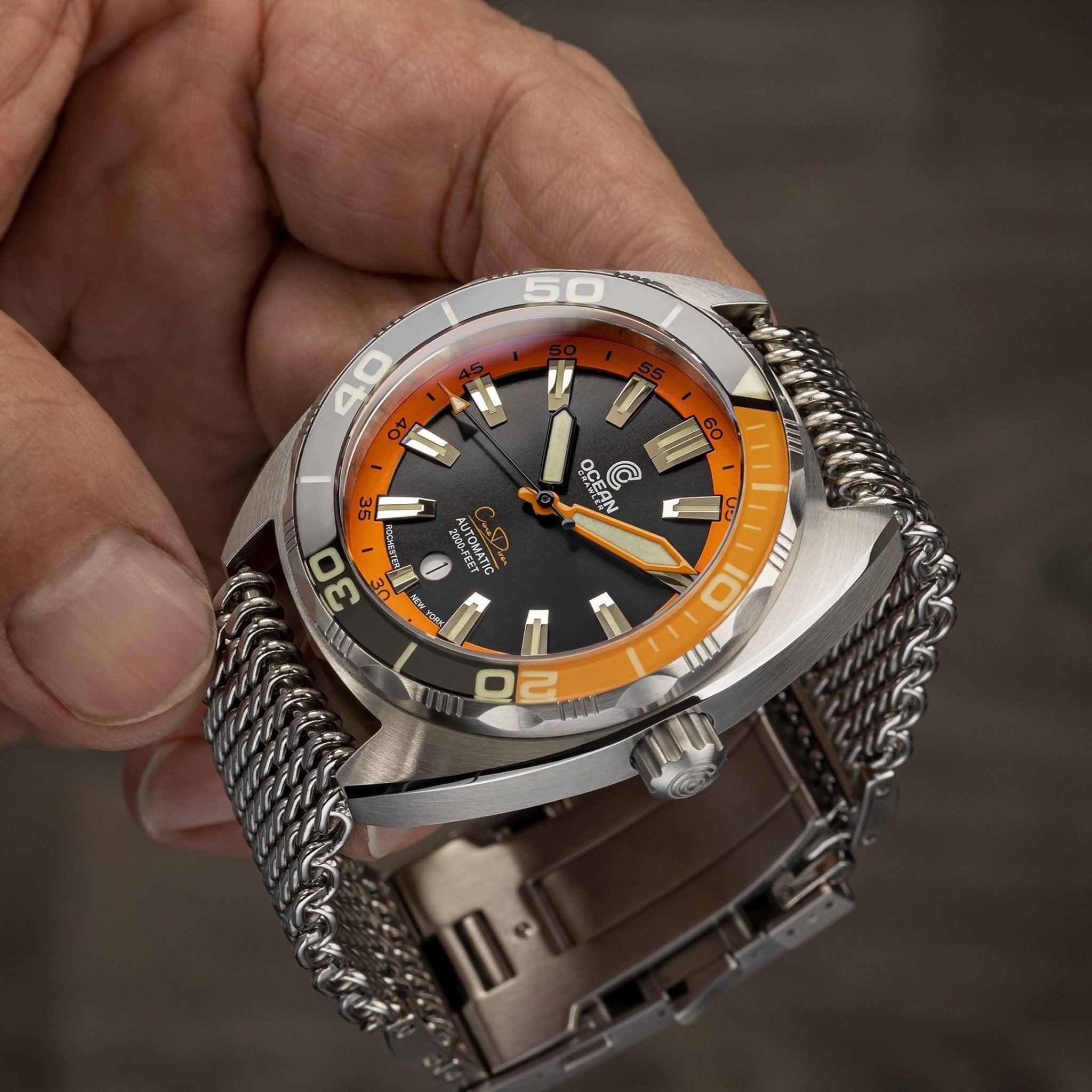 Ocean Crawler Core Diver - Black/Orange Chapter Ring - Sample thumbnail 5