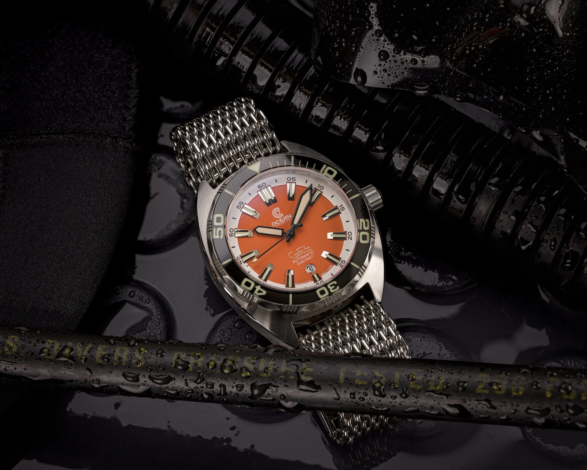 Ocean Crawler Core Diver Black/Orange Sample - Like New thumbnail 2