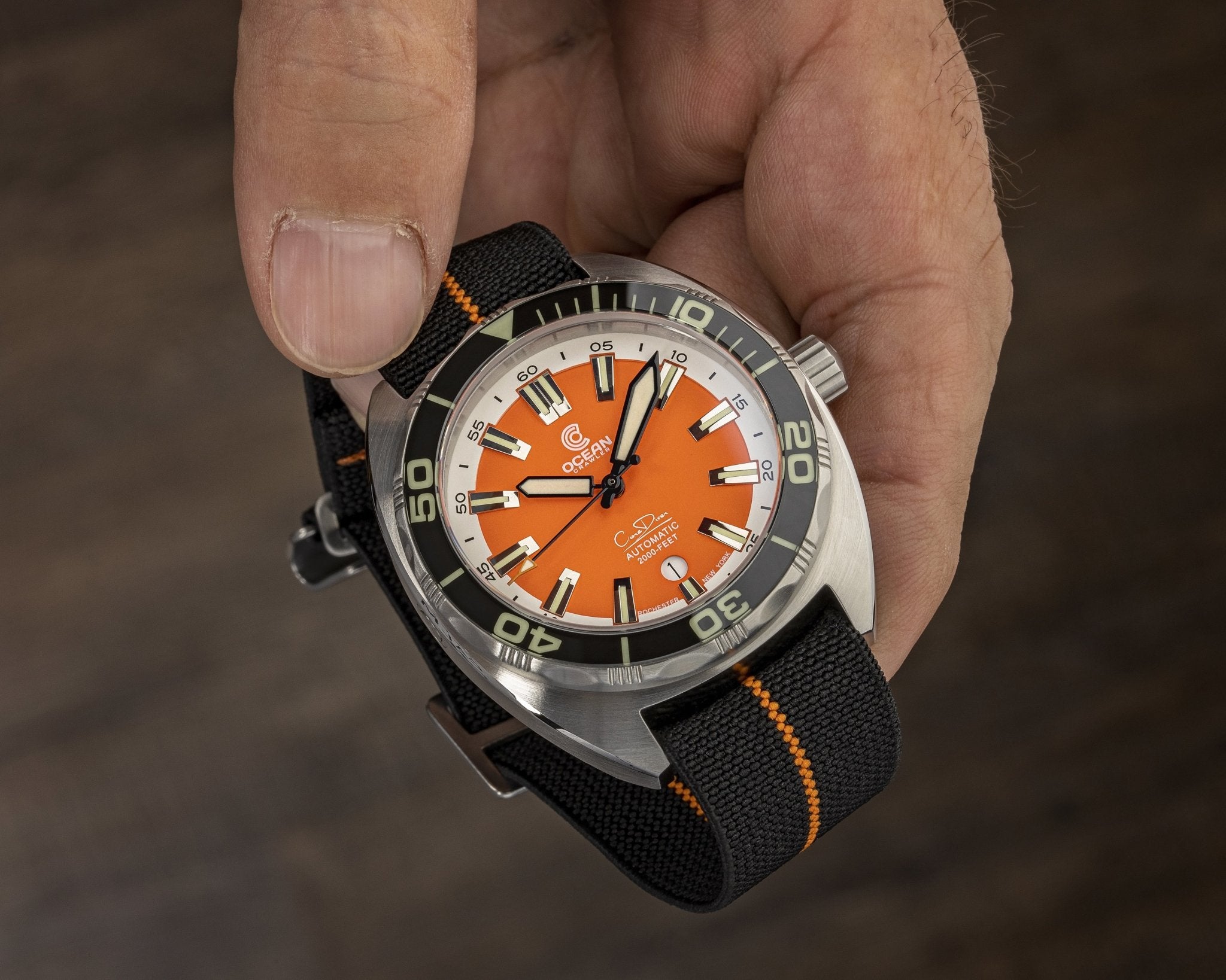 Ocean Crawler Core Diver Black/Orange Sample - Like New thumbnail 4