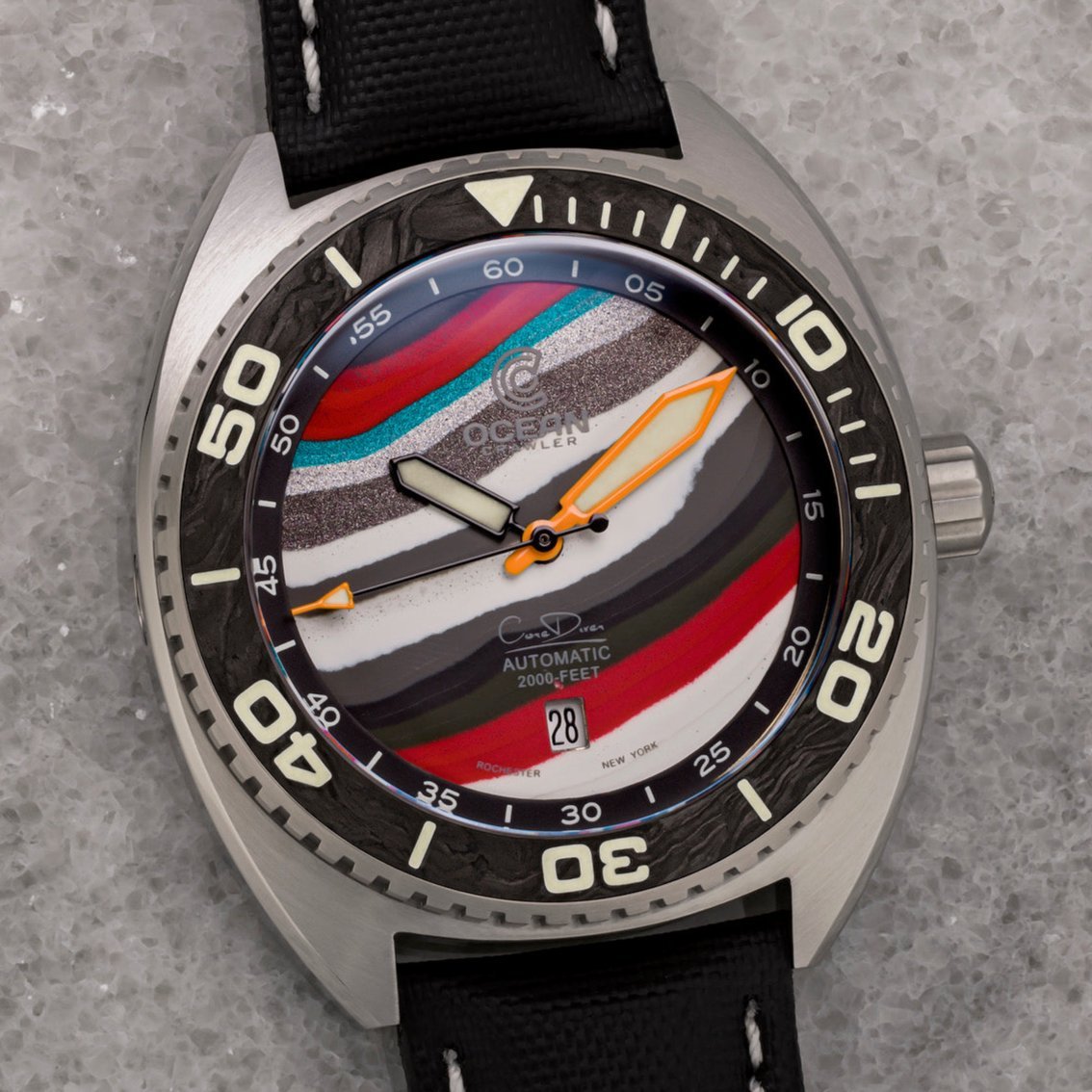 Ocean Crawler Core Diver - Fordite - Unique piece - Torque Titan selected view
