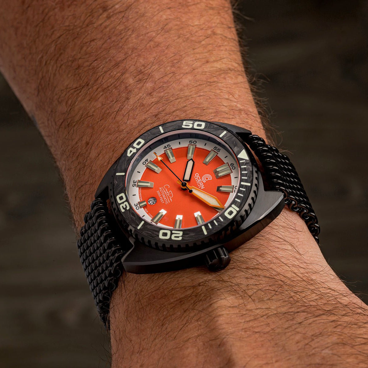 Ocean Crawler Core Diver - Garibaldi LE - 2 Straps included! thumbnail 4