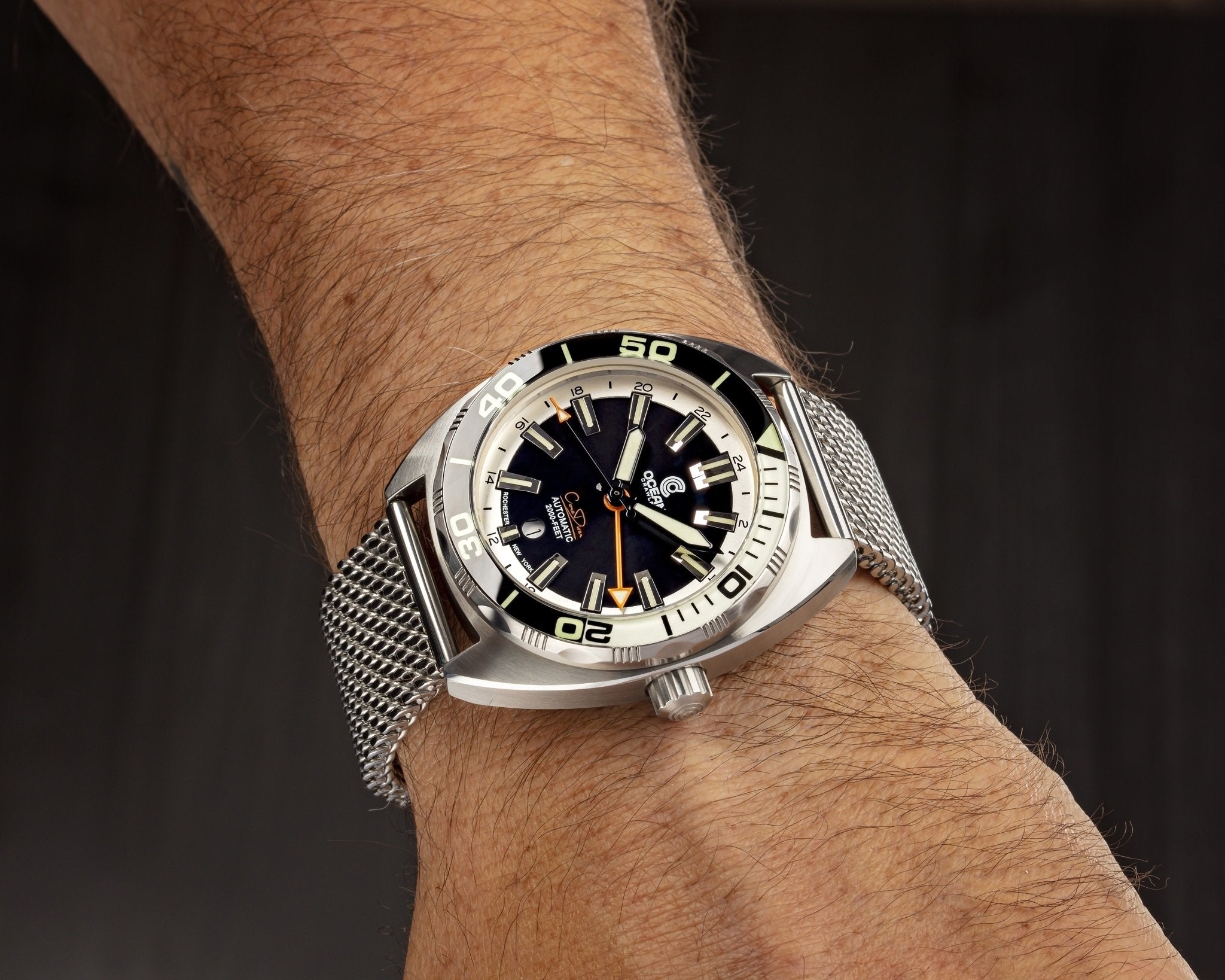 Ocean Crawler Core Diver GMT - Black/White thumbnail 3