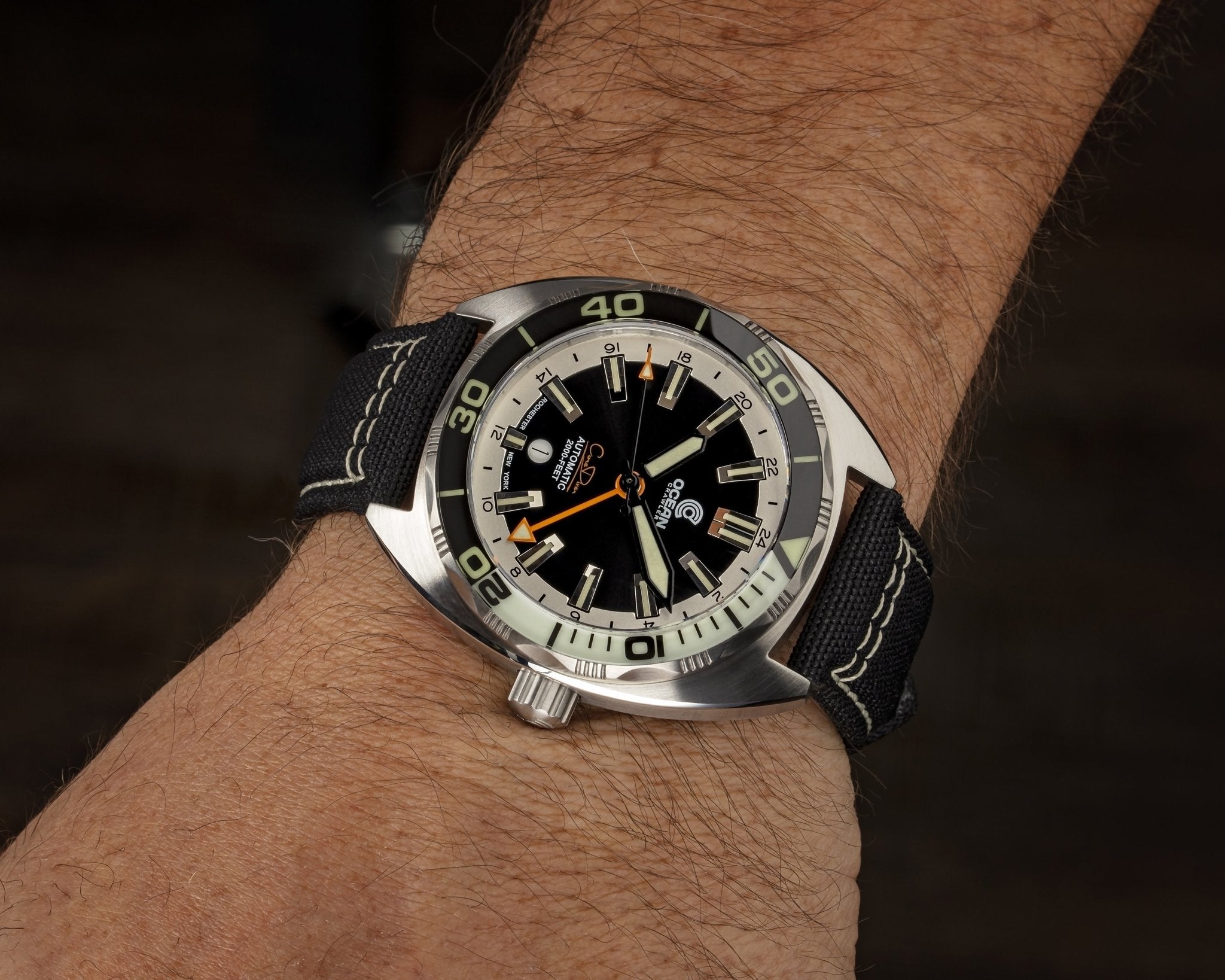 Ocean Crawler Core Diver GMT - Black/White thumbnail 4