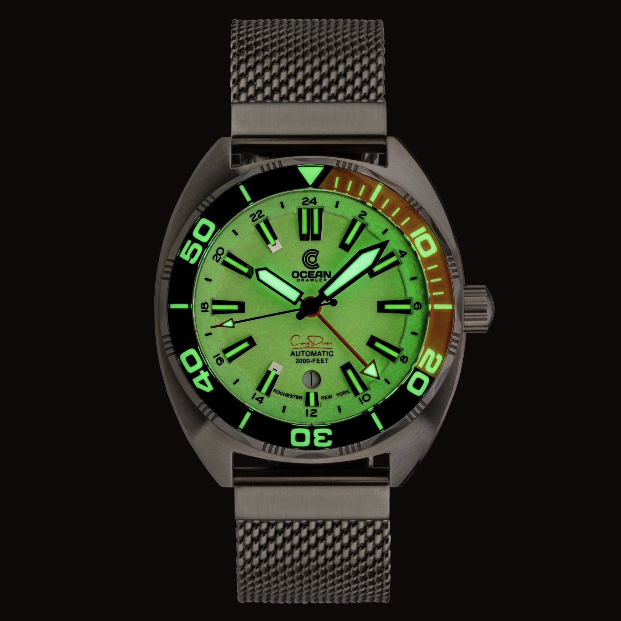 Ocean Crawler Core Diver GMT - Full Lume Dial thumbnail 2