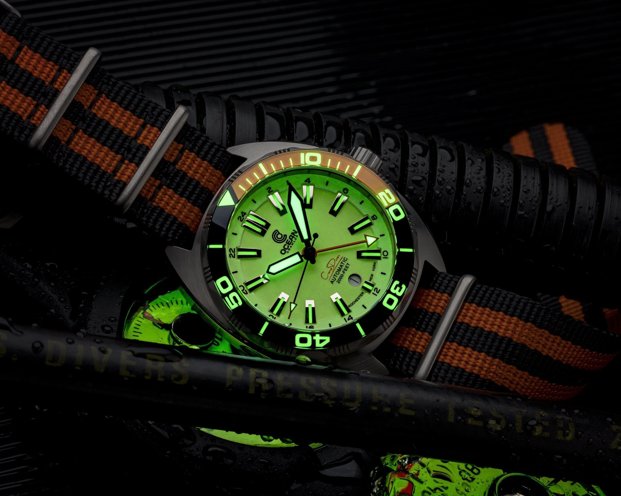 Ocean Crawler Core Diver GMT - Full Lume Dial thumbnail 5