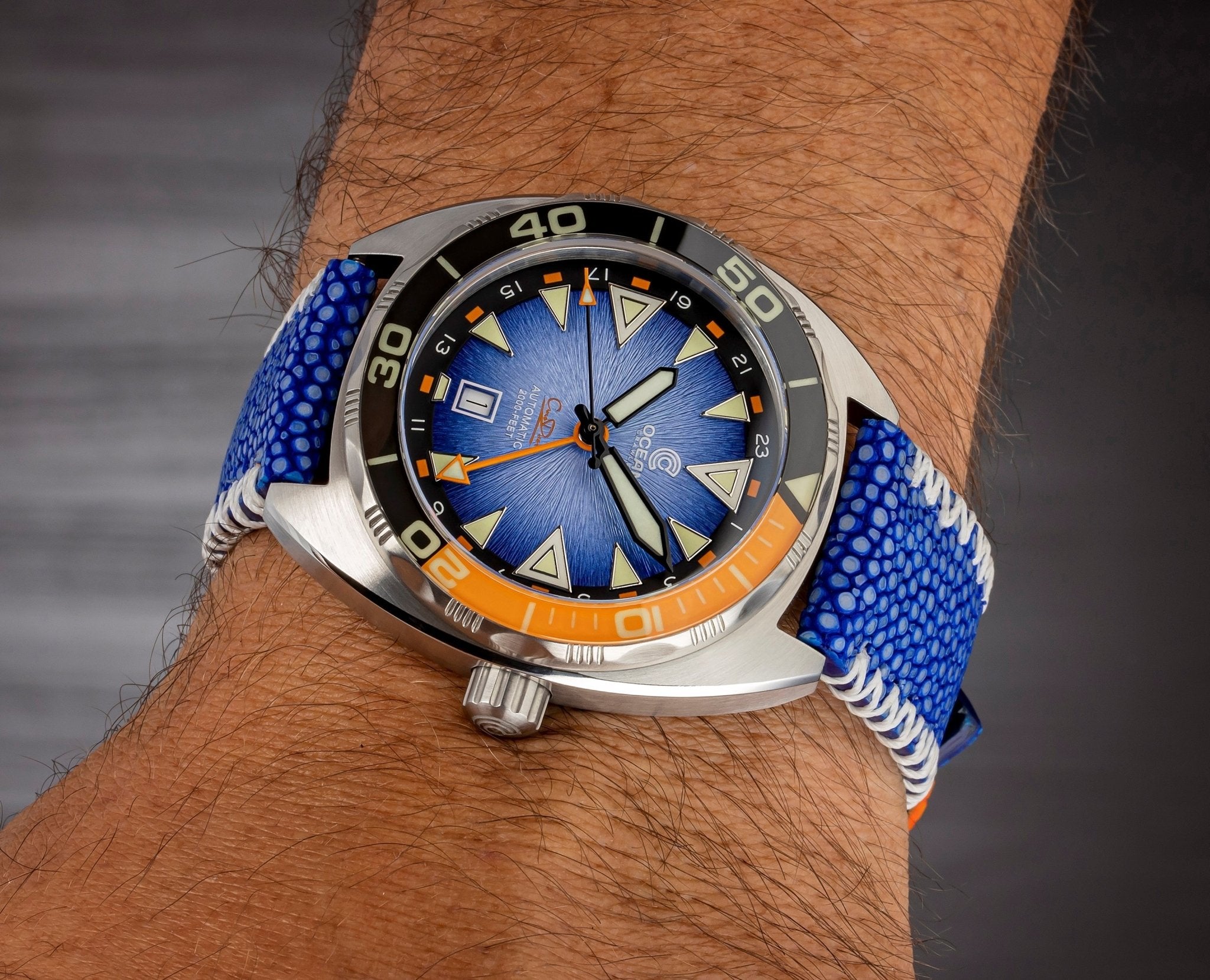Ocean Crawler Core Diver GMT V2 - Black/Blue thumbnail 3
