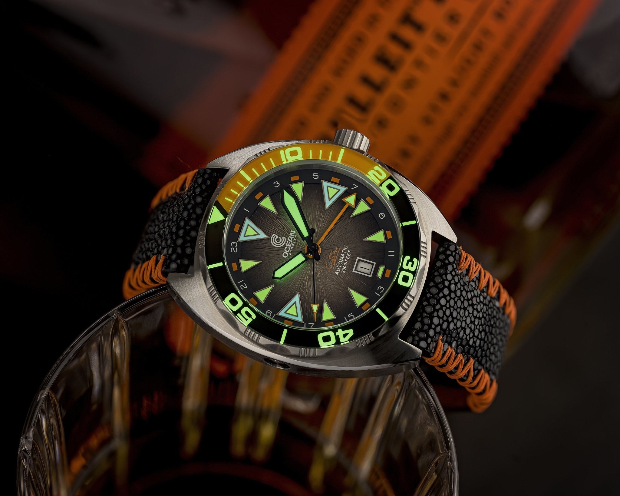 Ocean Crawler Core Diver GMT V2 - Black/Brown thumbnail 2