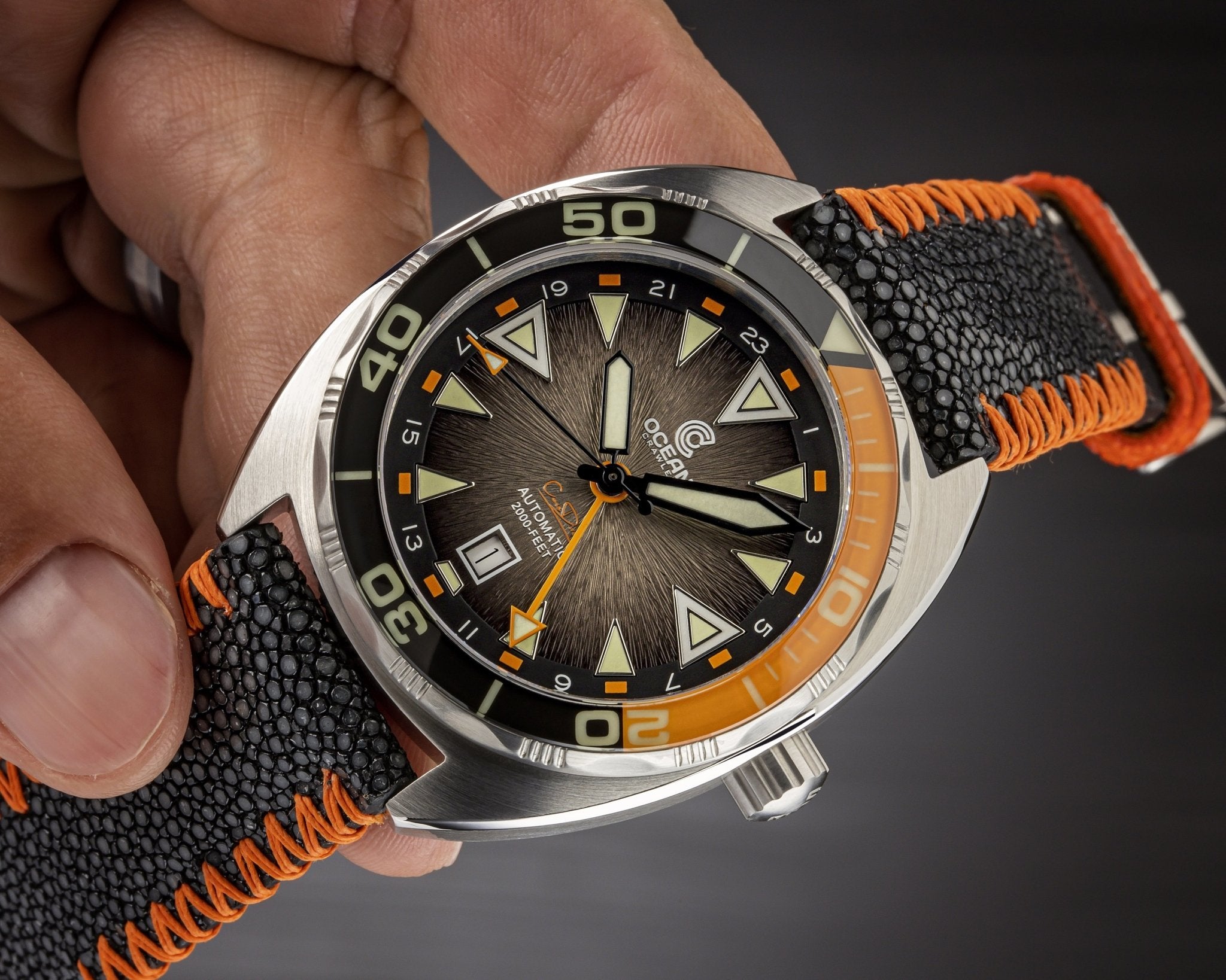 Ocean Crawler Core Diver GMT V2 - Black/Brown thumbnail 3