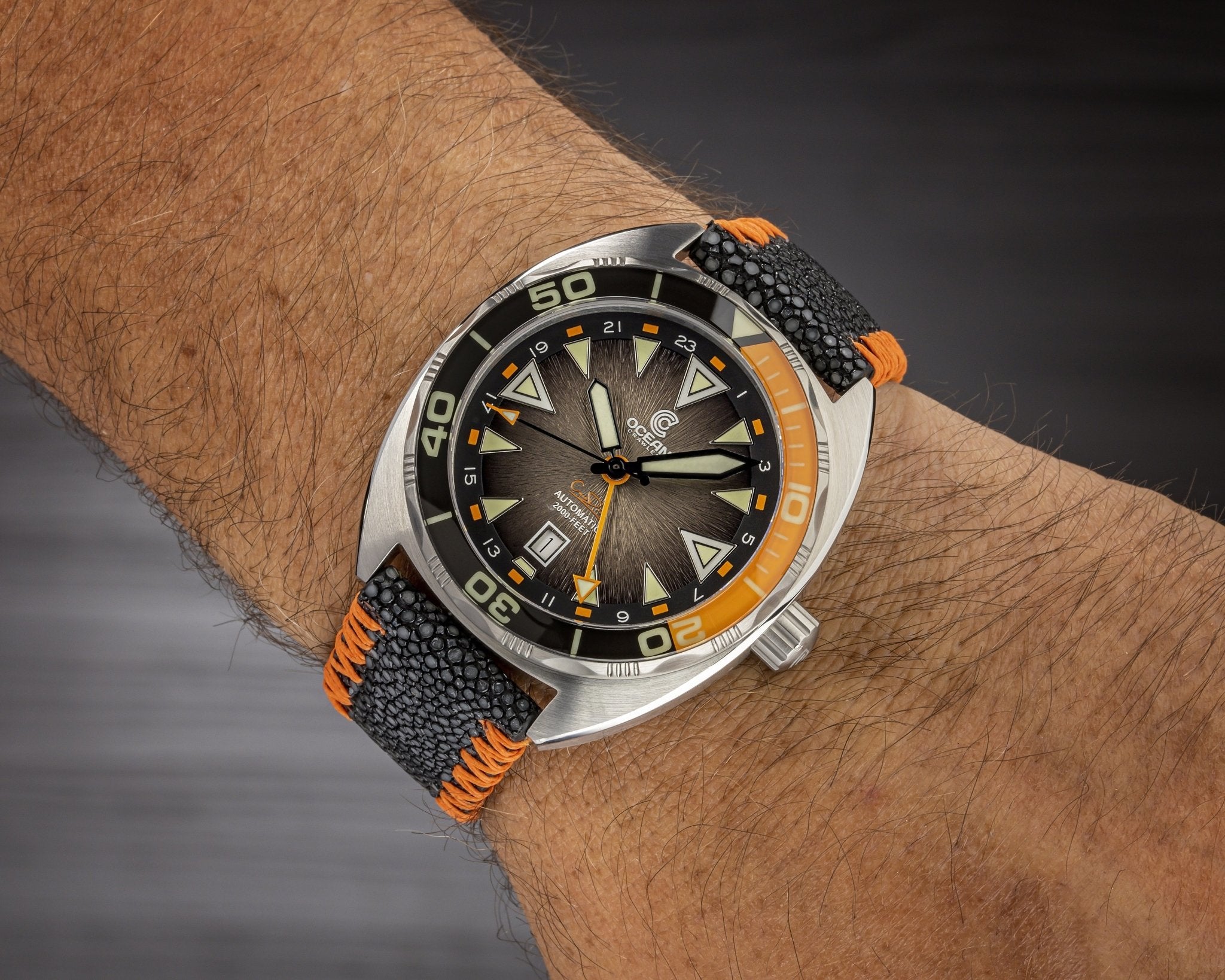 Ocean Crawler Core Diver GMT V2 - Black/Brown thumbnail 4