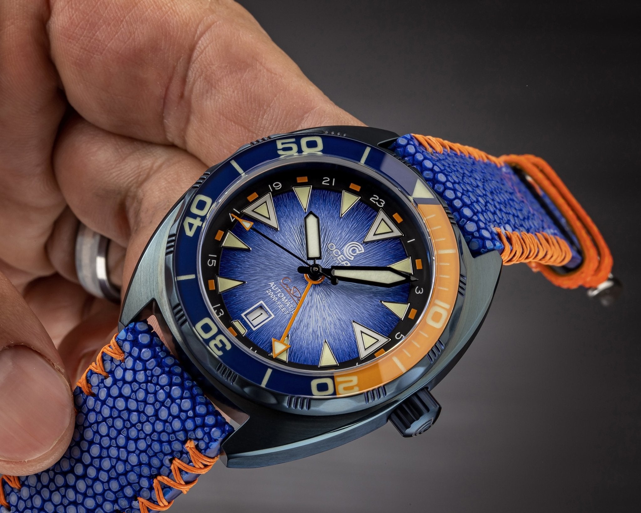 Ocean Crawler Core Diver GMT V2 - Blue Steel DLC thumbnail 3