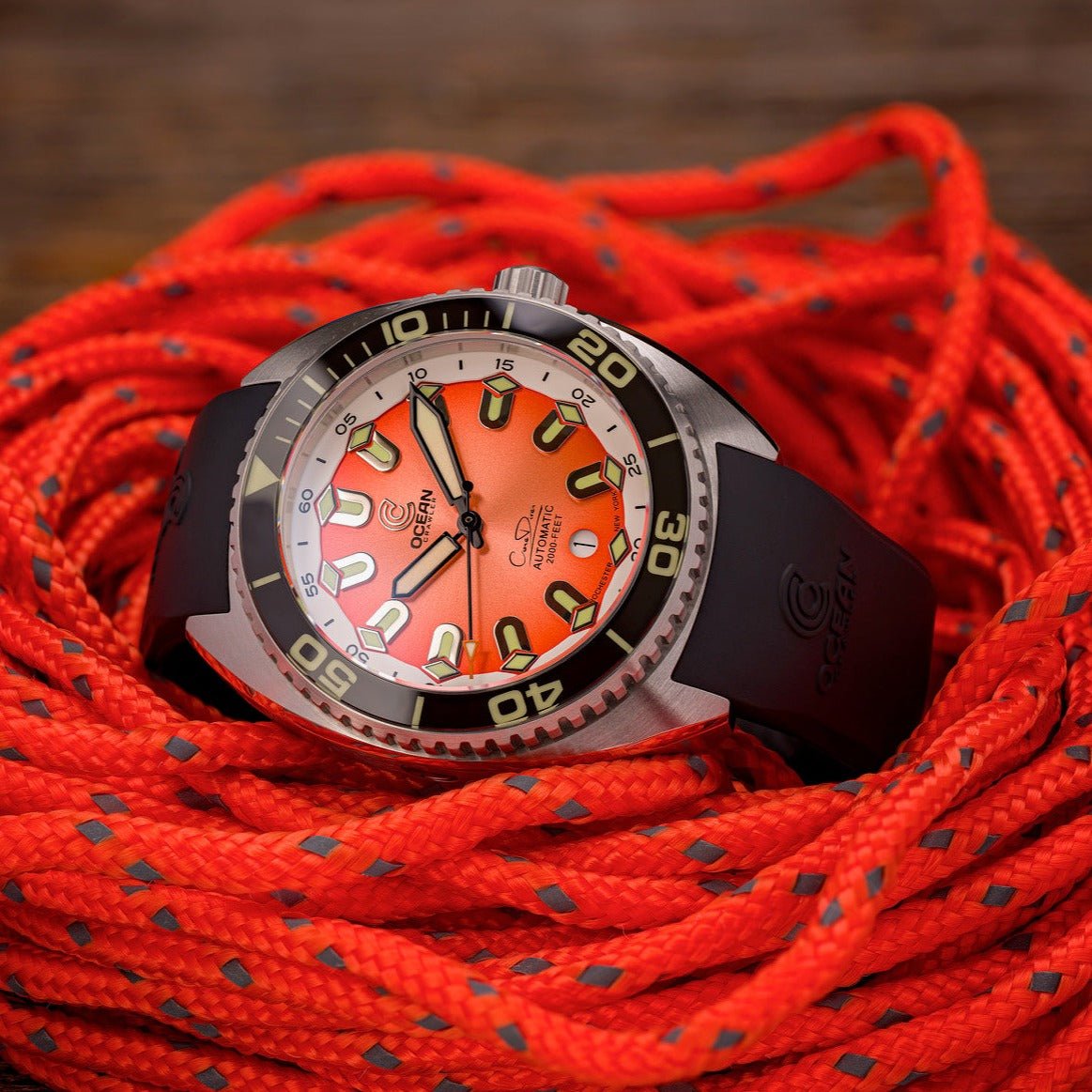 Ocean Crawler Core Diver - Orange Refractor - Like New Sample selected view