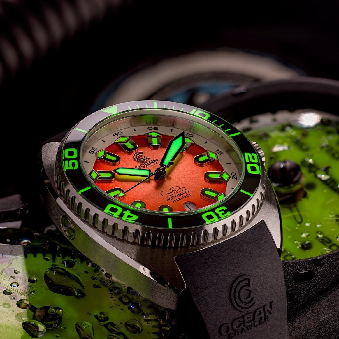 Ocean Crawler Core Diver - Orange Refractor - Like New Sample thumbnail 2