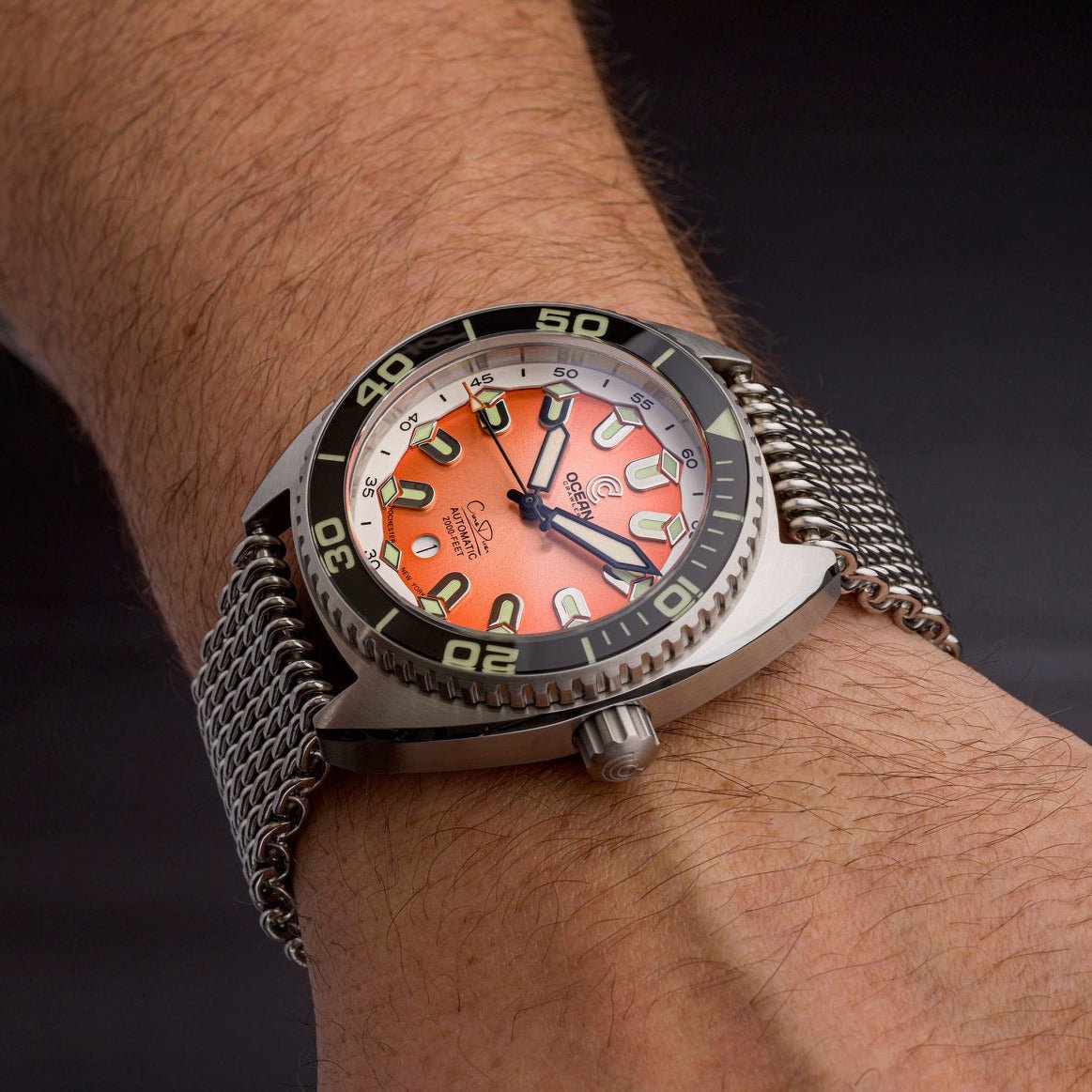 Ocean Crawler Core Diver - Orange Refractor - Like New Sample thumbnail 3