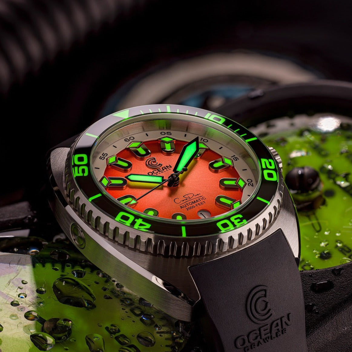 Ocean Crawler Core Diver - Orange Refractor - Summer Edition thumbnail 3