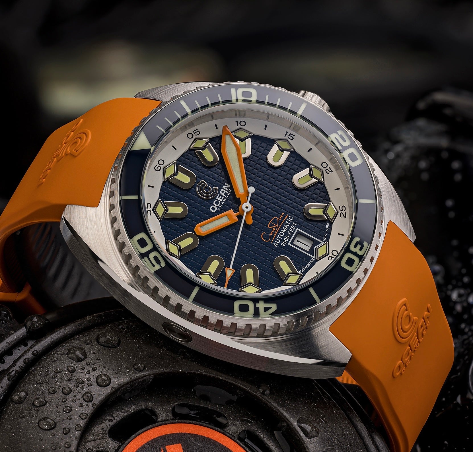Ocean Crawler Core Diver - Tapisserie dial - Blue thumbnail 2