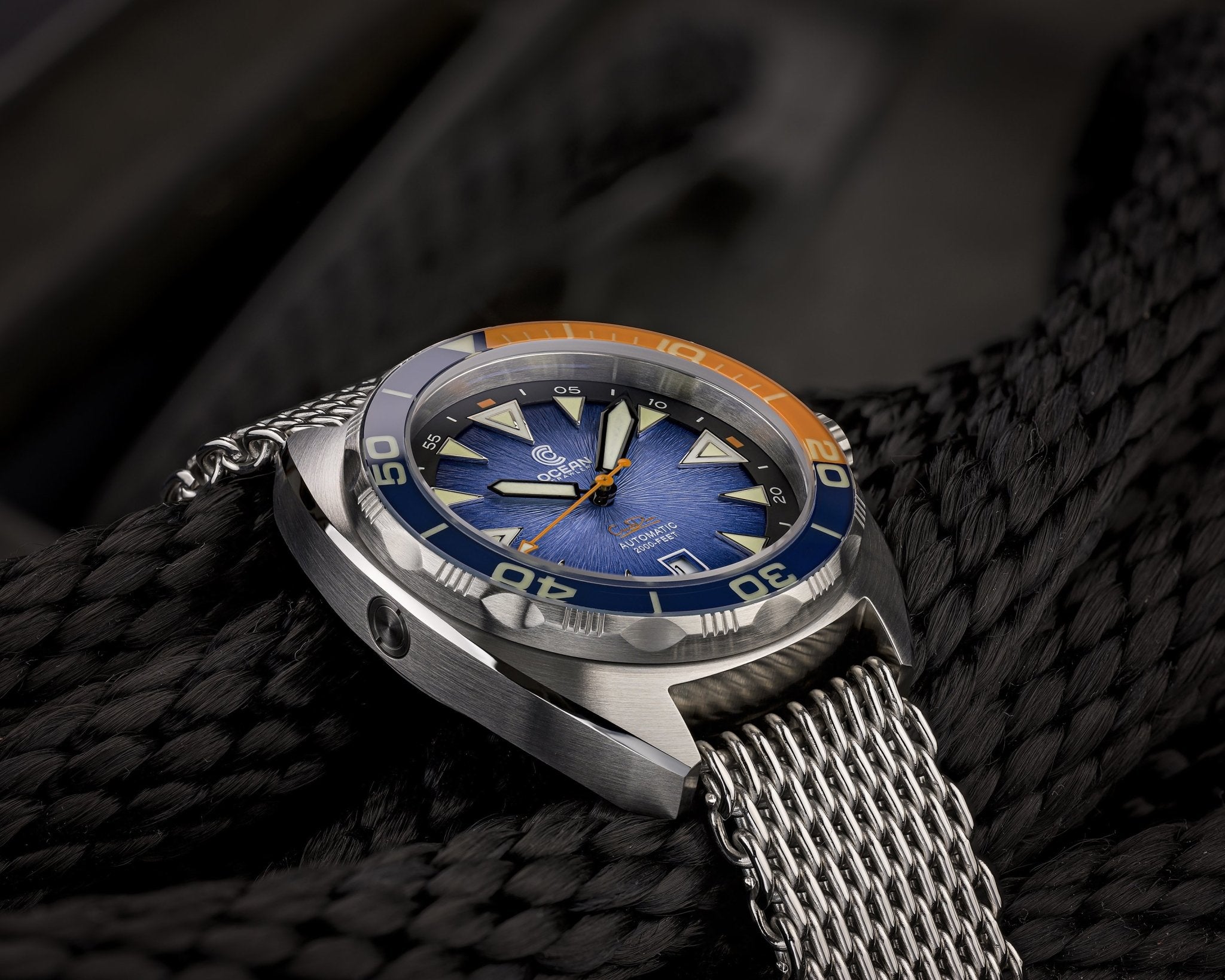 Ocean Crawler Core Diver - Textured Blue/Orange thumbnail 4