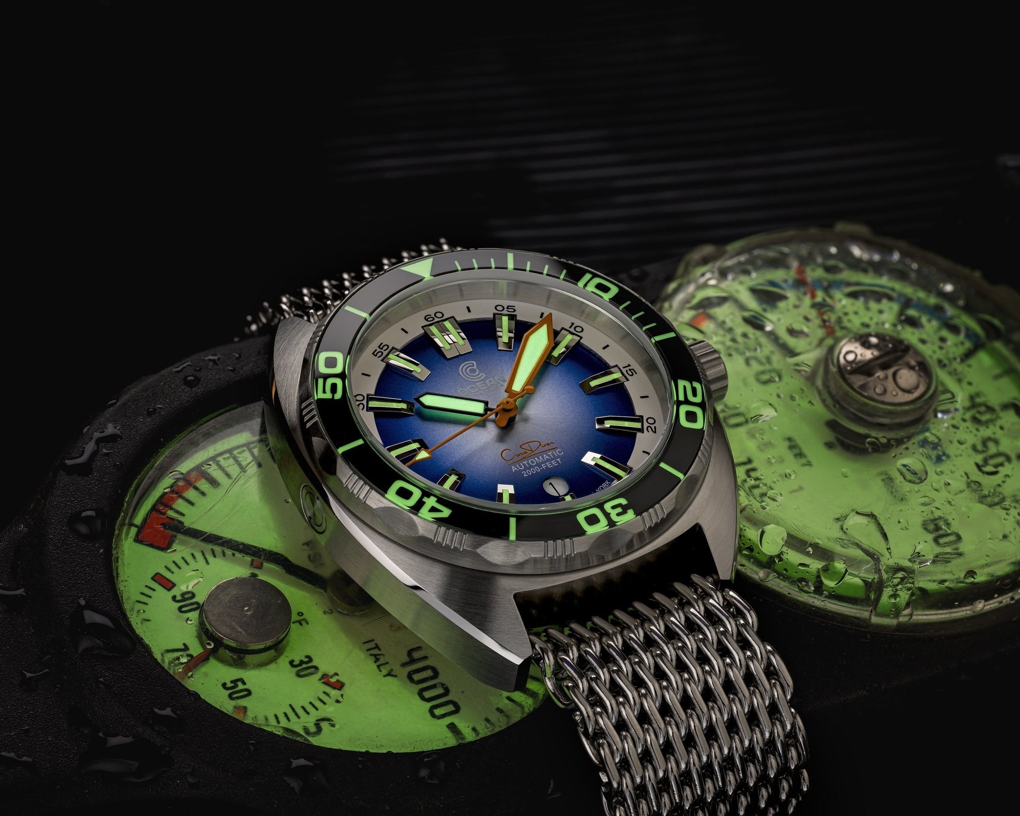 Ocean Crawler Core Diver V3 - Black/Blue thumbnail 4