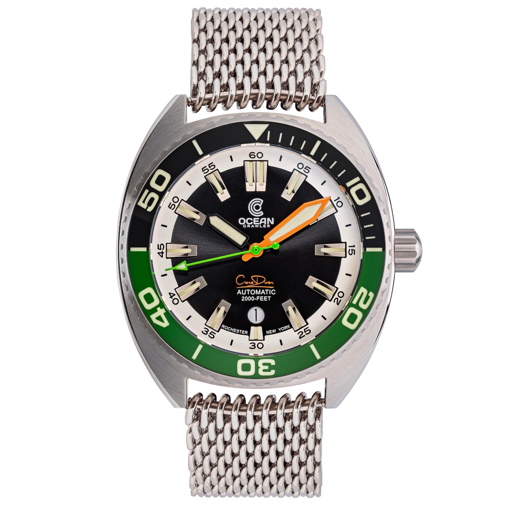 Ocean Crawler Core Diver V3 - Green/Black - Prototype selected view