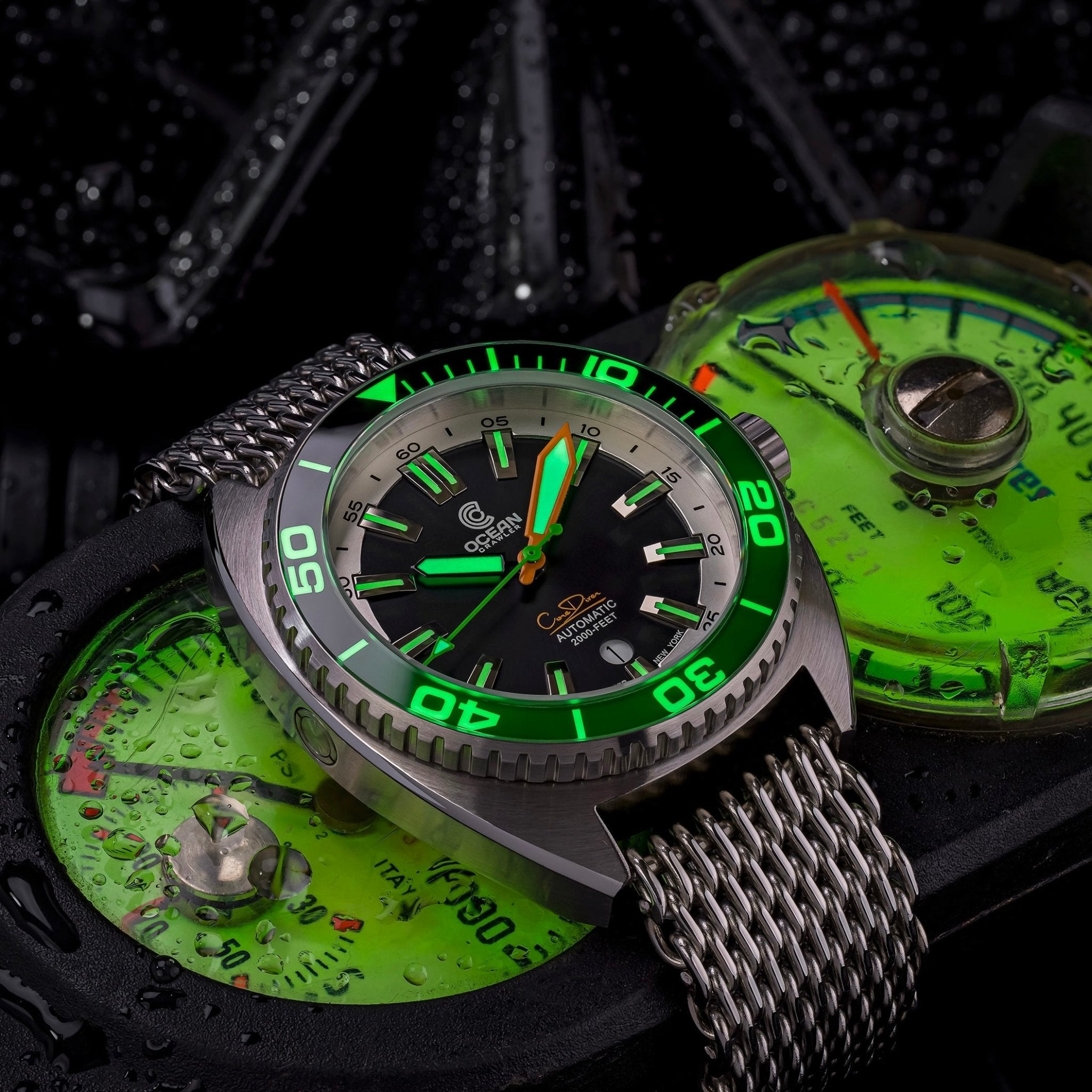 Ocean Crawler Core Diver V3 - Green/Black - Prototype thumbnail 2