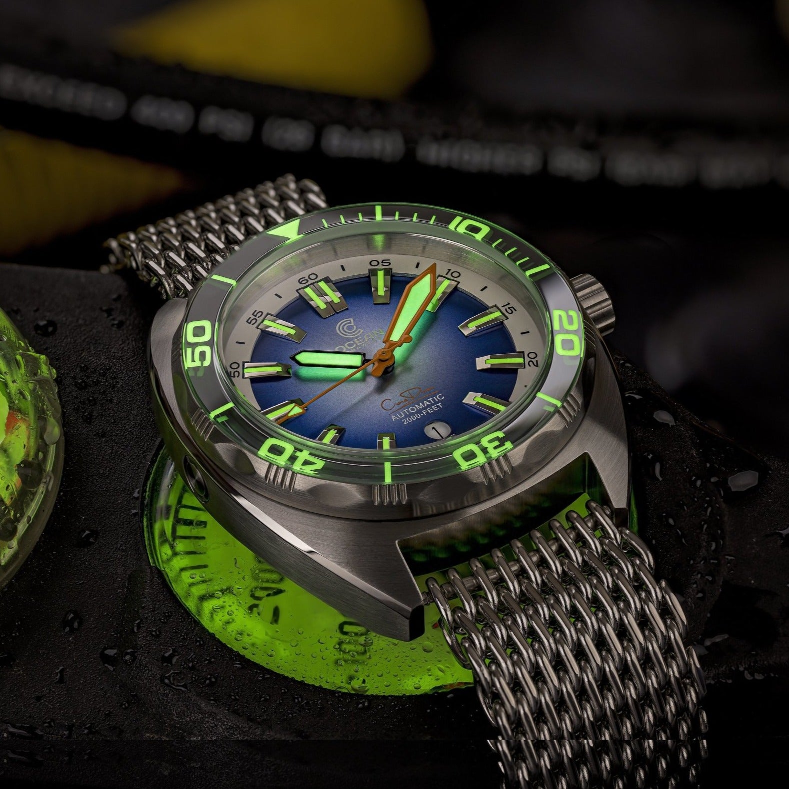 Ocean Crawler Core Diver V3 - Silver/G. Blue thumbnail 3