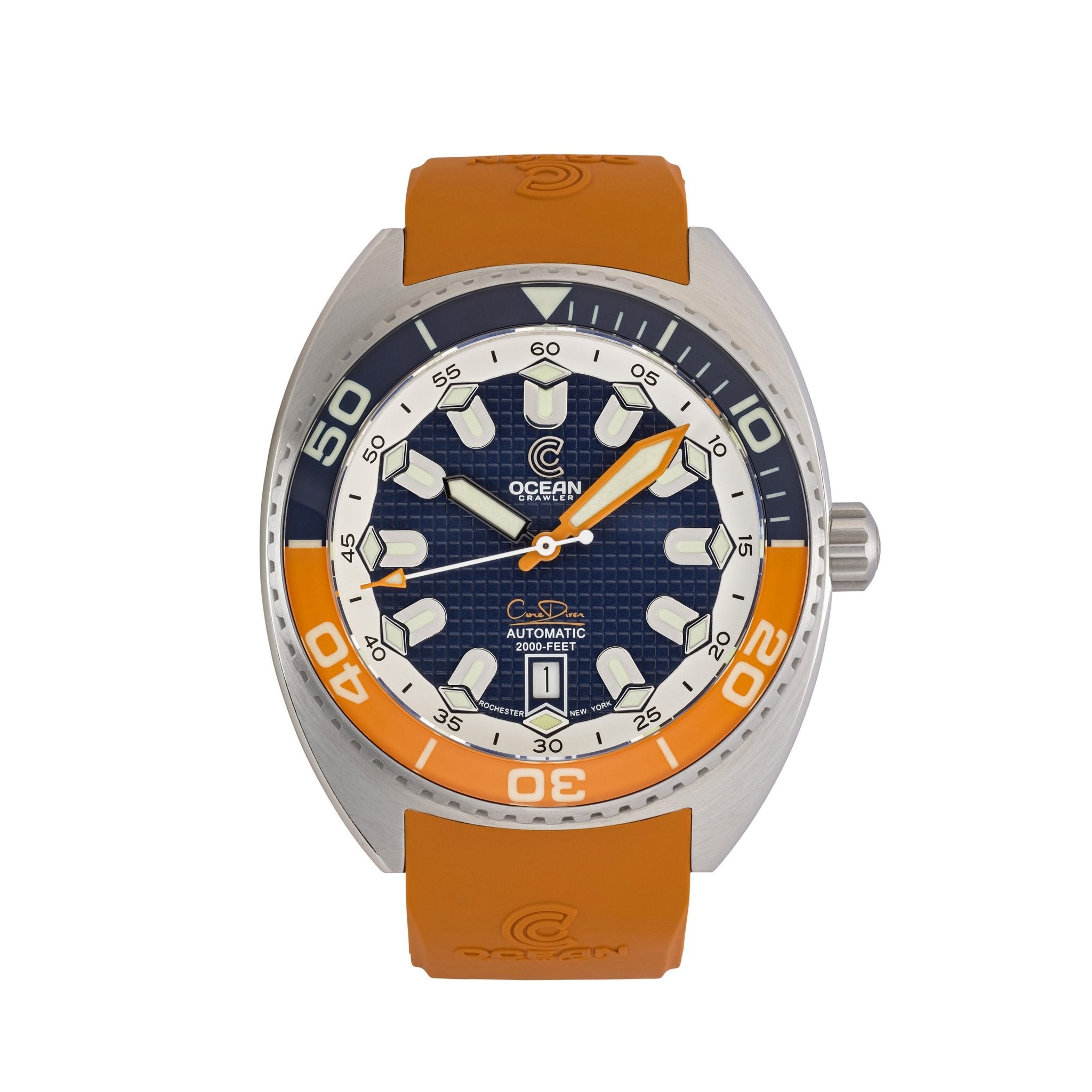 Ocean Crawler Core Diver V4 - Blue/Orange Bezel thumbnail 4