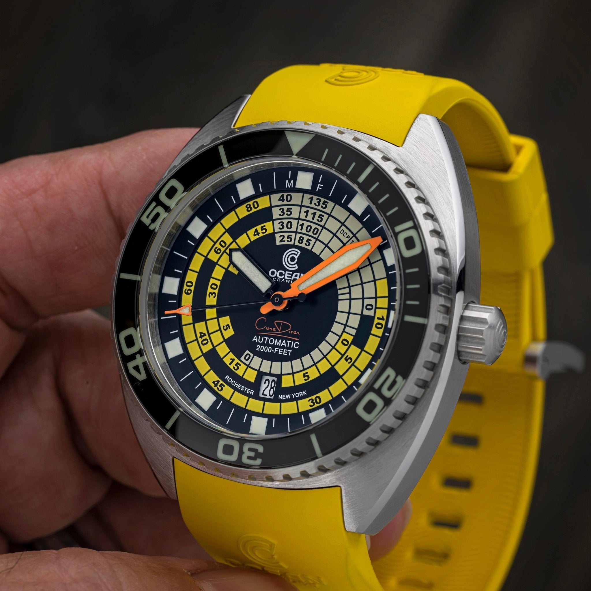 Ocean Crawler DCT - Yellow - Decompression Timer - Used Sample thumbnail 2