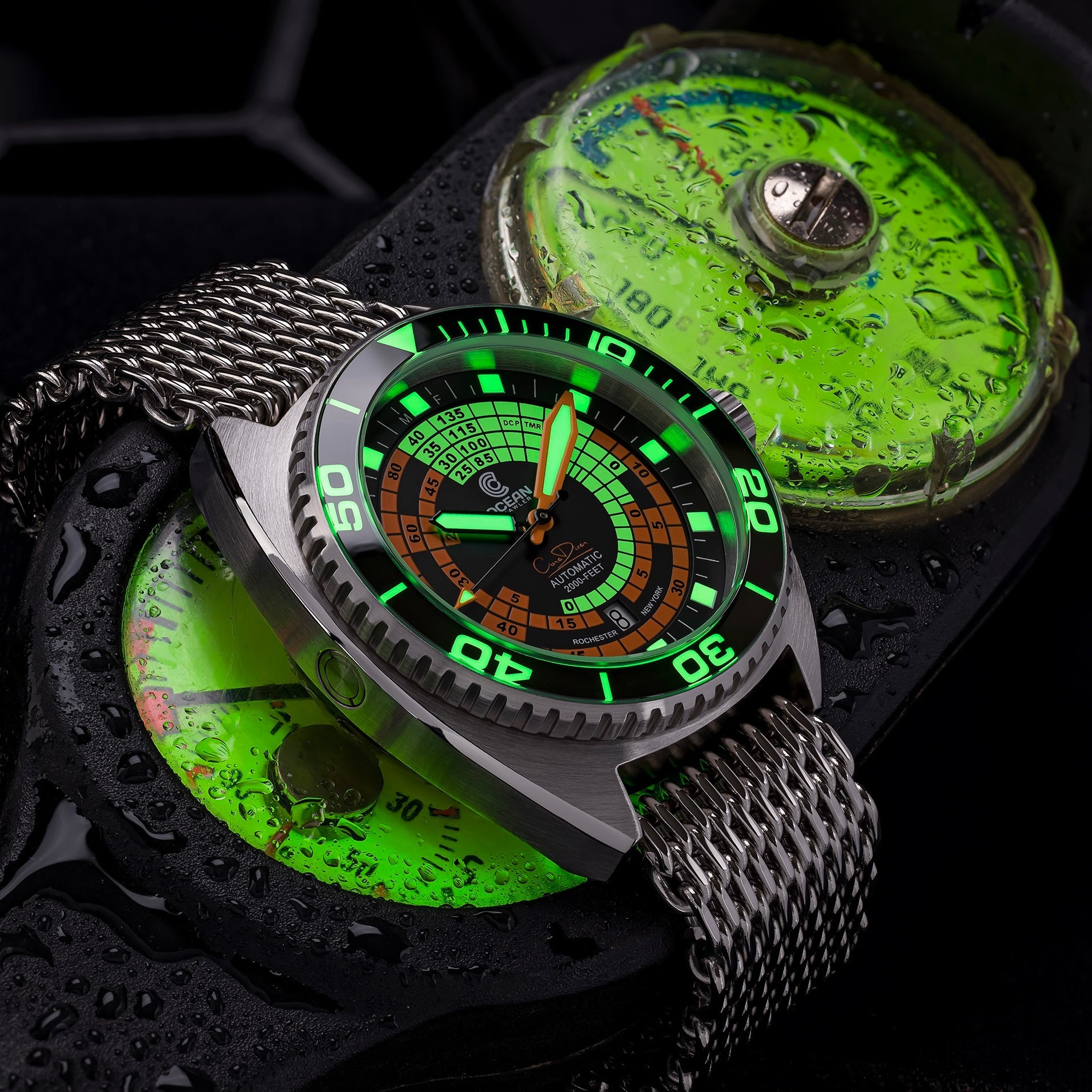 Ocean Crawler Decompression Timer - Black - Core Diver thumbnail 4