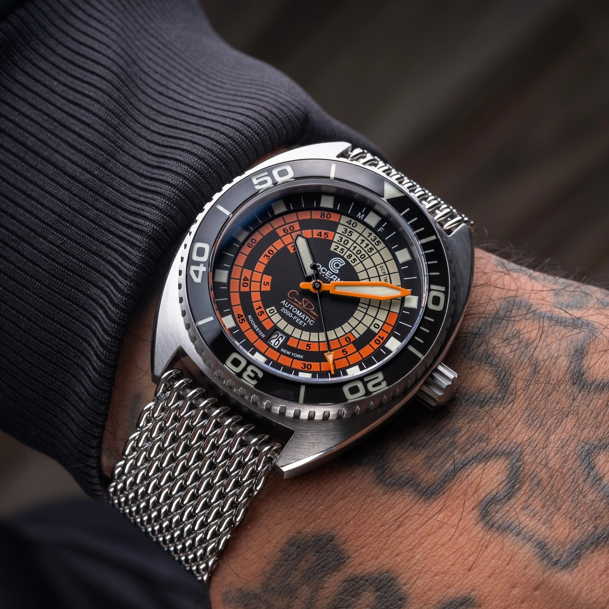 Ocean Crawler Decompression Timer - Black - Core Diver thumbnail 5