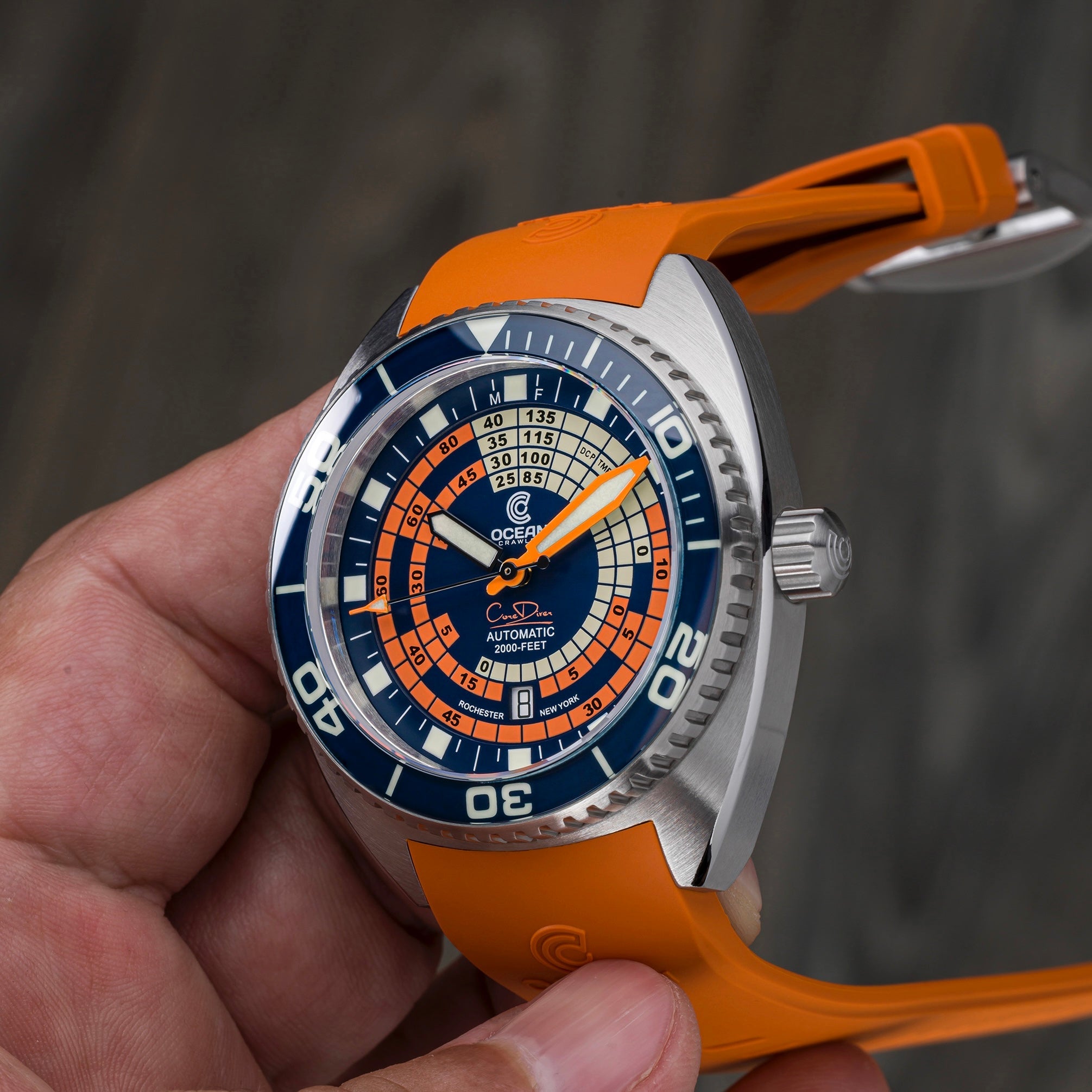 Ocean Crawler Decompression Timer - Blue - Core Diver thumbnail 3