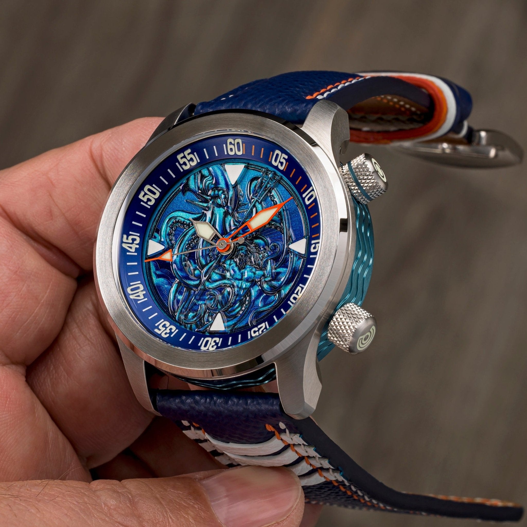 Ocean Crawler Kraken vs. Neptune - Blue/Blue - Prototype selected view