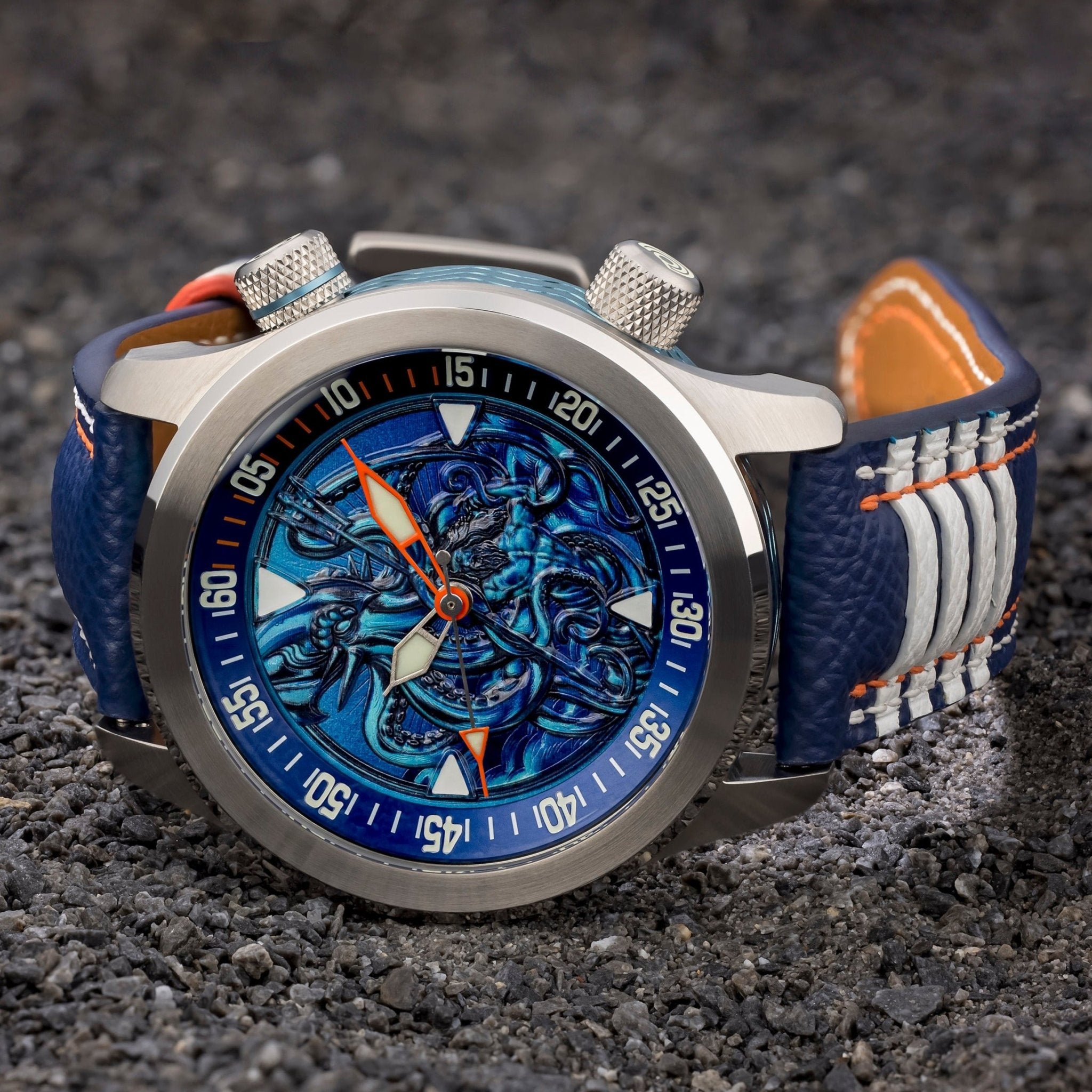 Ocean Crawler Kraken vs. Neptune - Blue/Blue - Prototype thumbnail 2