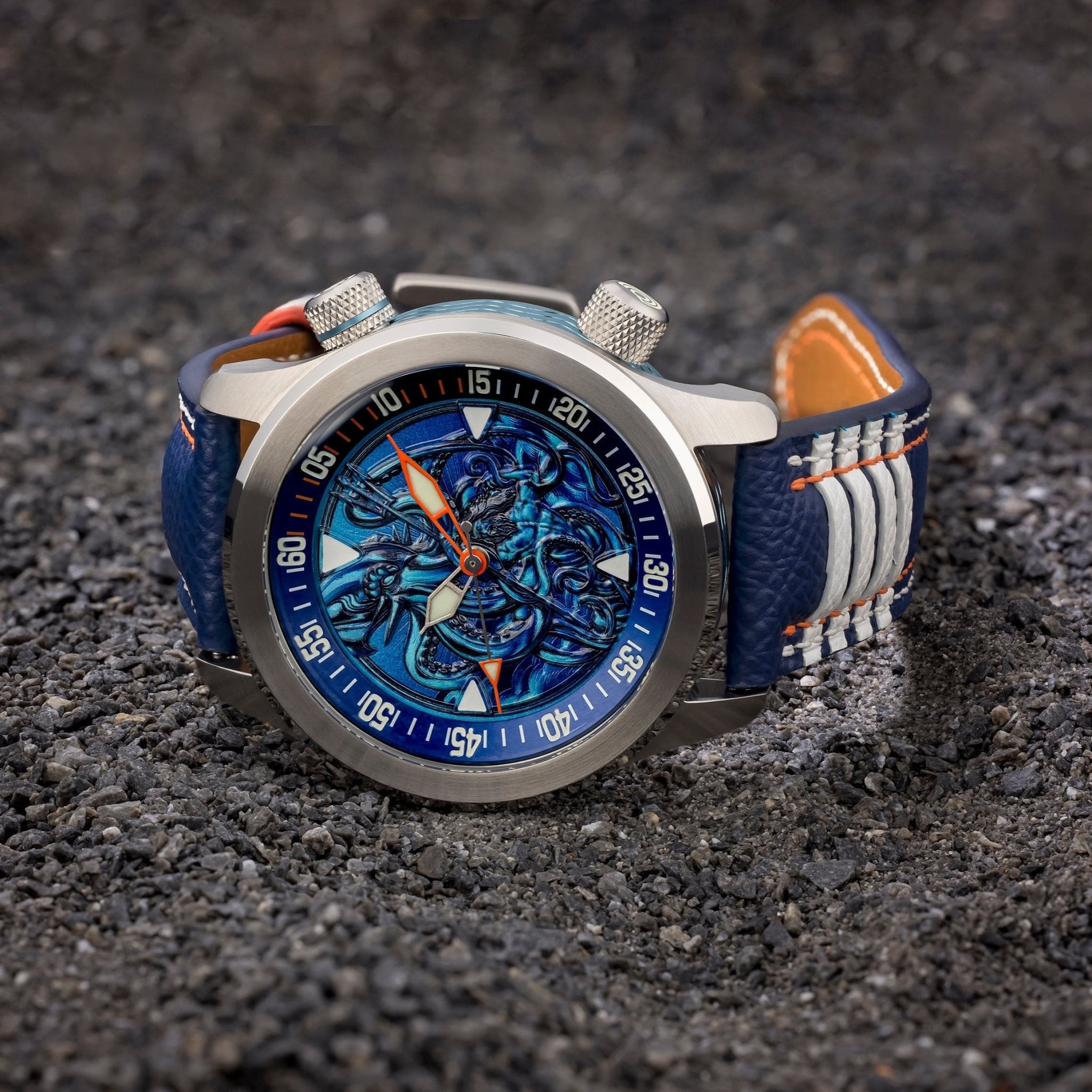 Ocean Crawler Kraken vs. Neptune - Blue/Blue - Prototype thumbnail 3