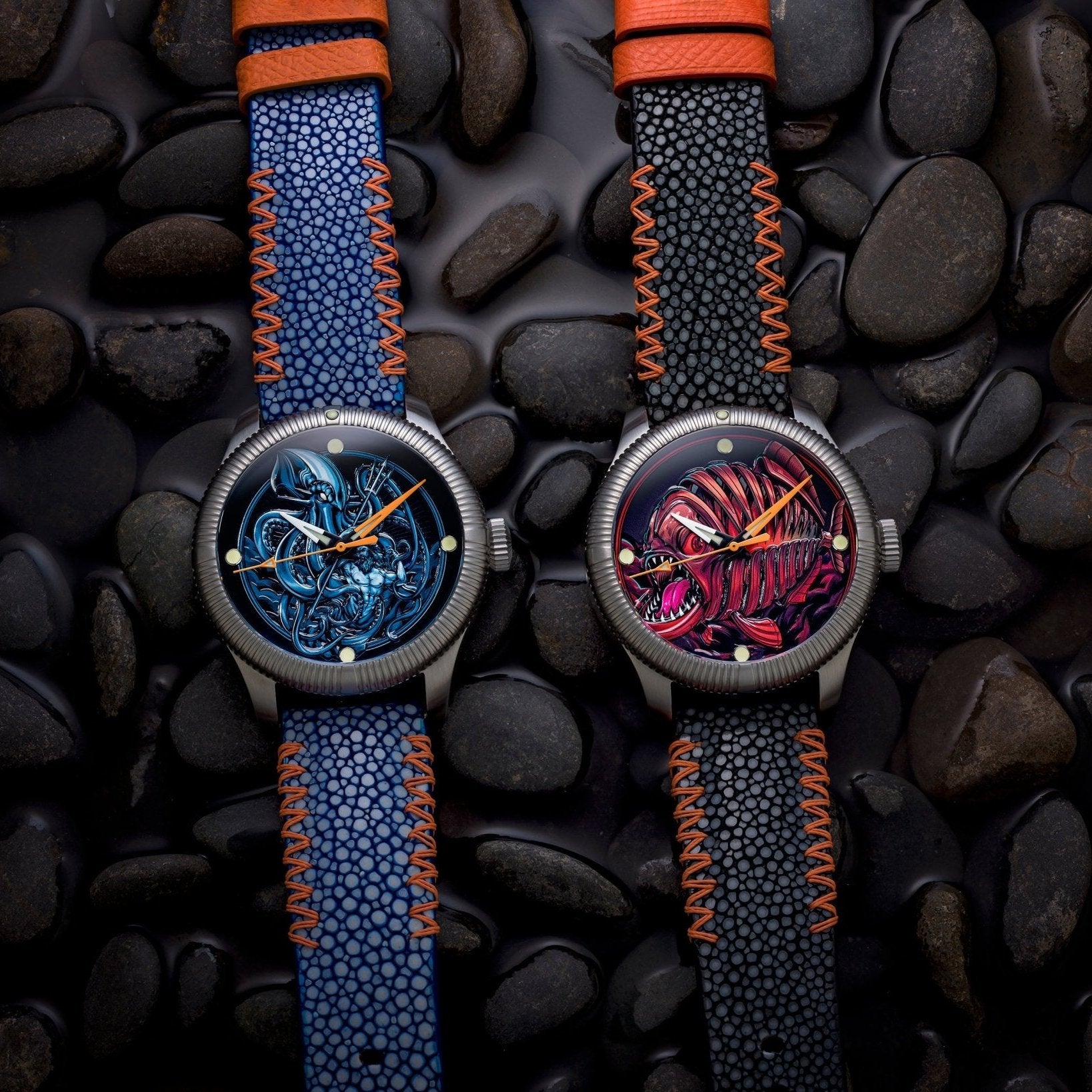Ocean Crawler Kraken Vs Neptune - Ceramic-Enamel Dial - LE thumbnail 5