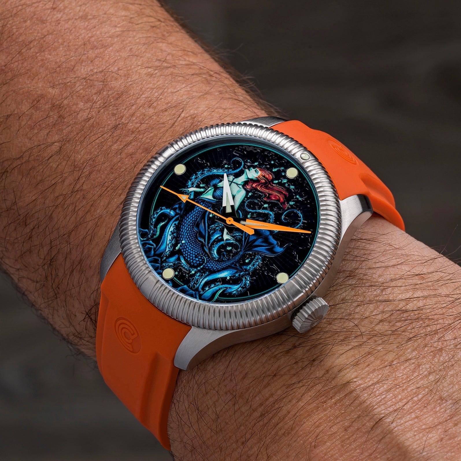 Ocean Crawler Mermaid - Ceramic-Enamel Dial - LE thumbnail 4
