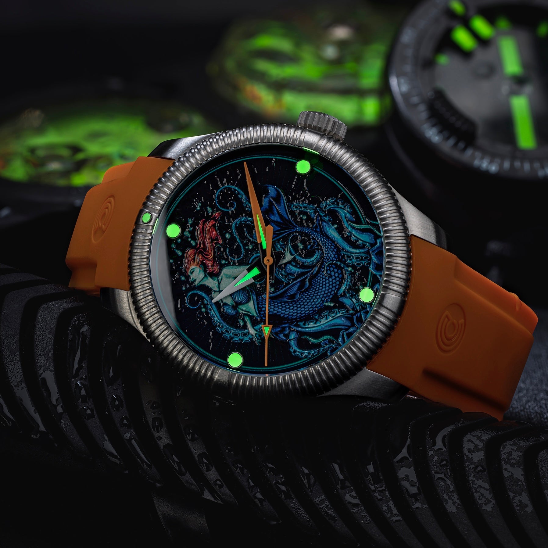 Ocean Crawler Mermaid - Ceramic-Enamel Dial - LE thumbnail 5