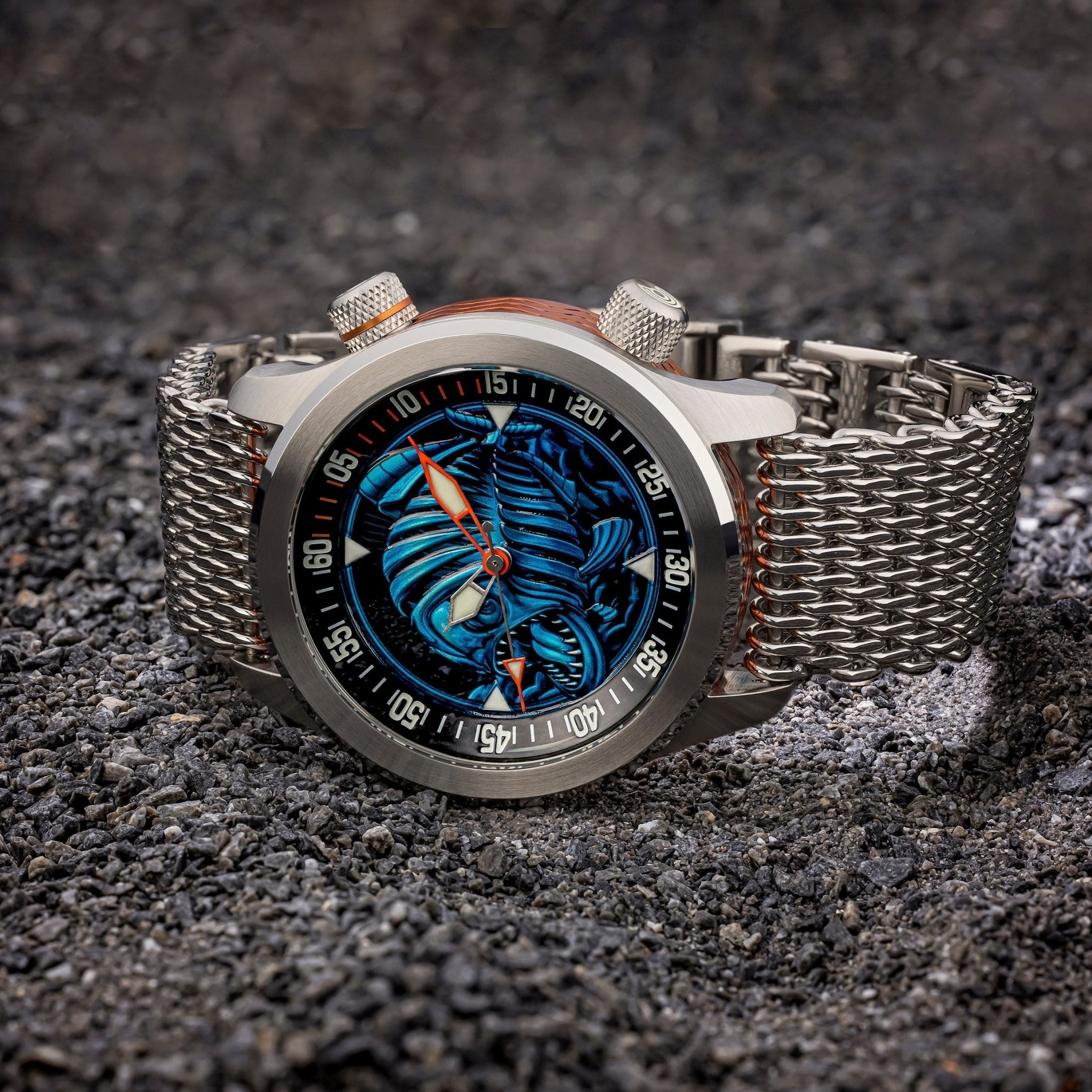 Ocean Crawler Piranha - Blue/Black - Prototype thumbnail 2
