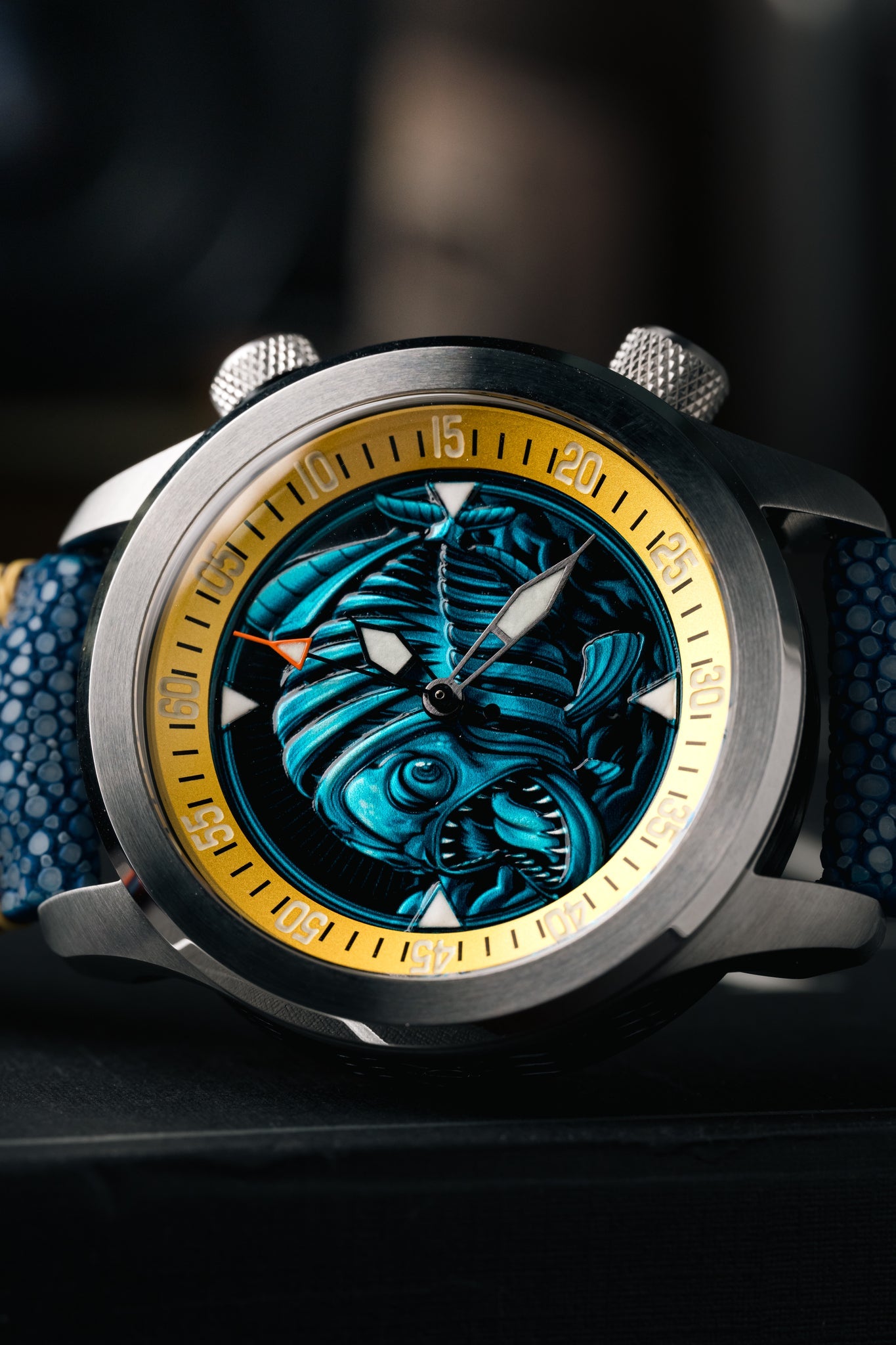Ocean Crawler Piranha - Blue/Yellow - Prototype thumbnail 5