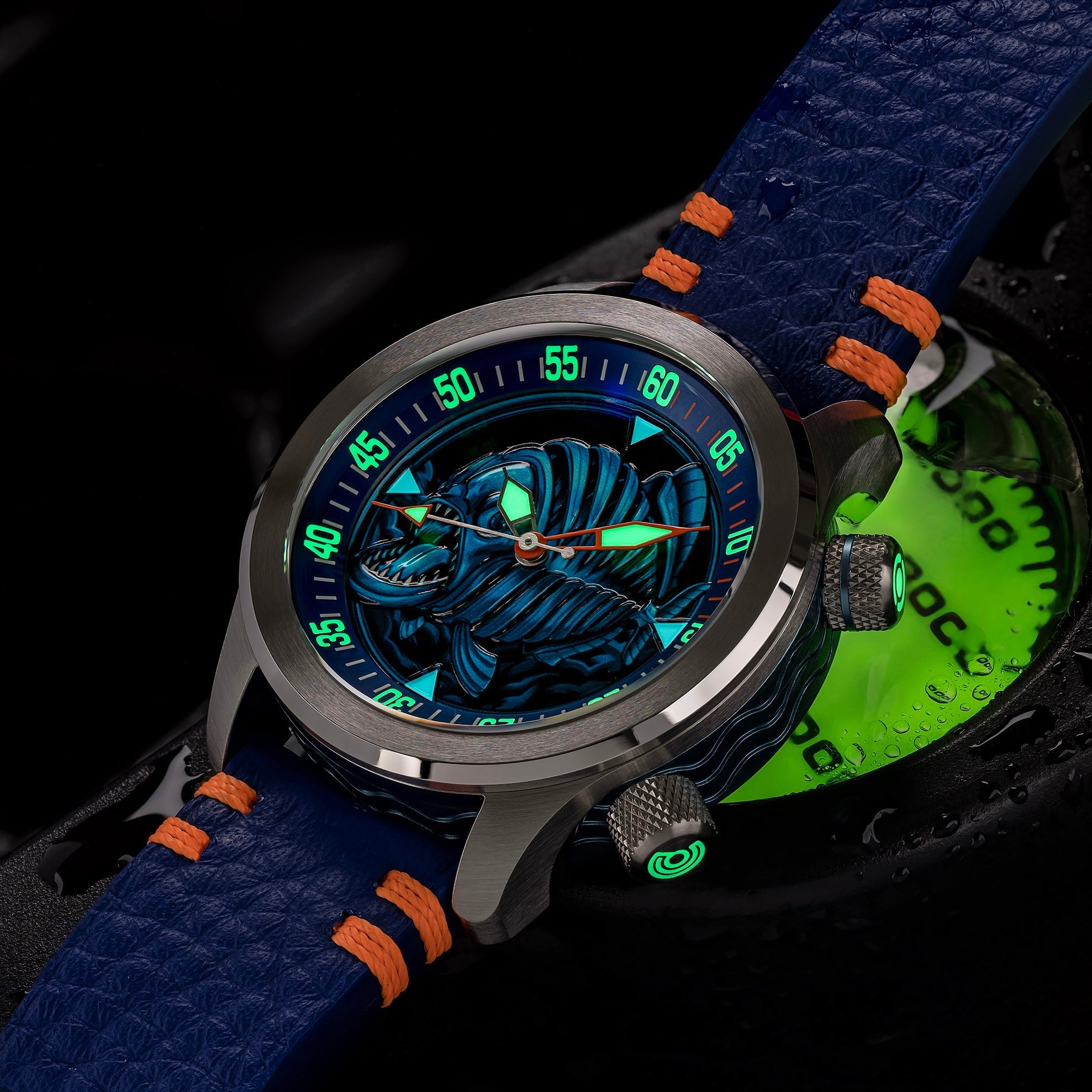 Ocean Crawler Piranha - Blue thumbnail 4