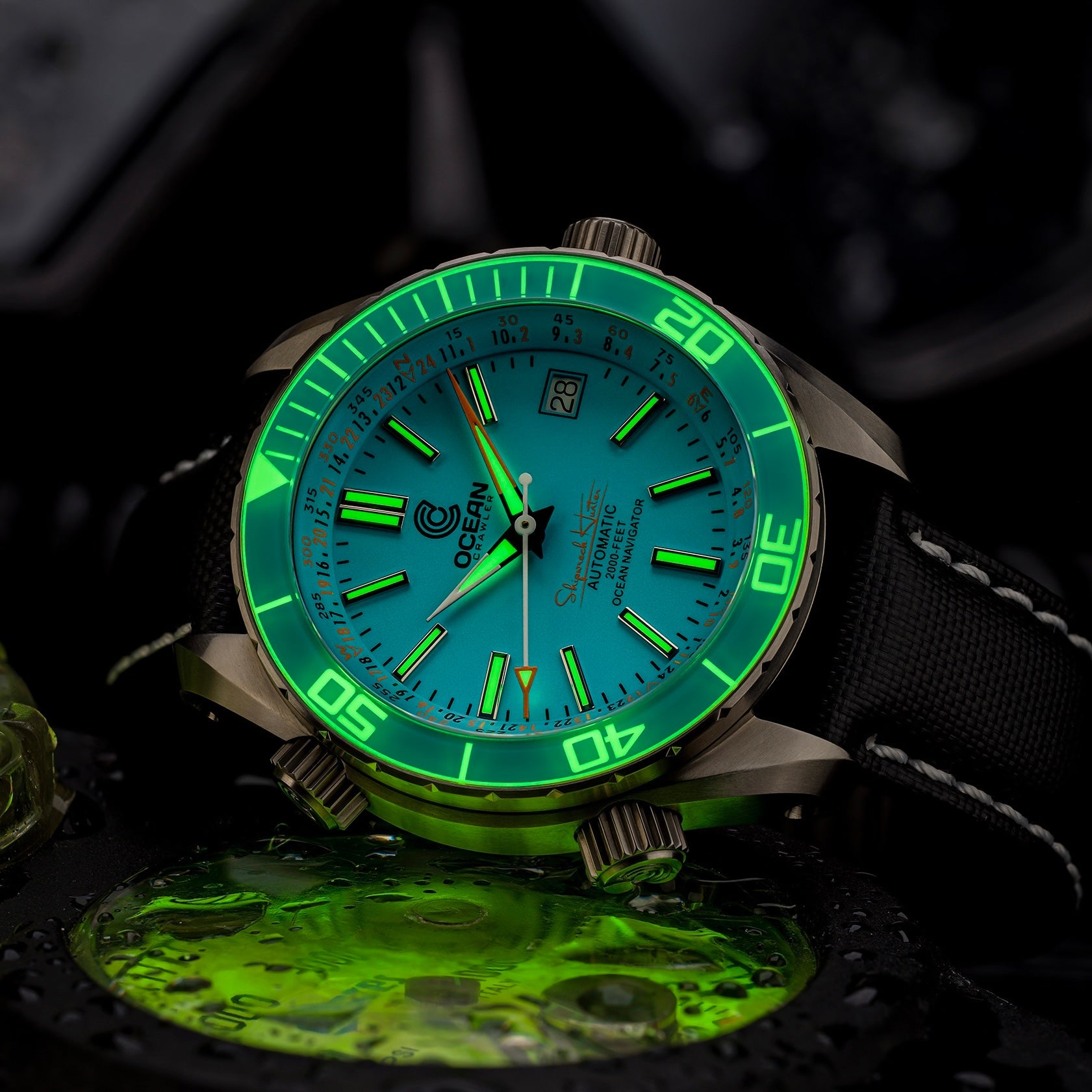Ocean Navigator Aqua V3 – Limited Edition Titanium Automatic Dive Watch thumbnail 5