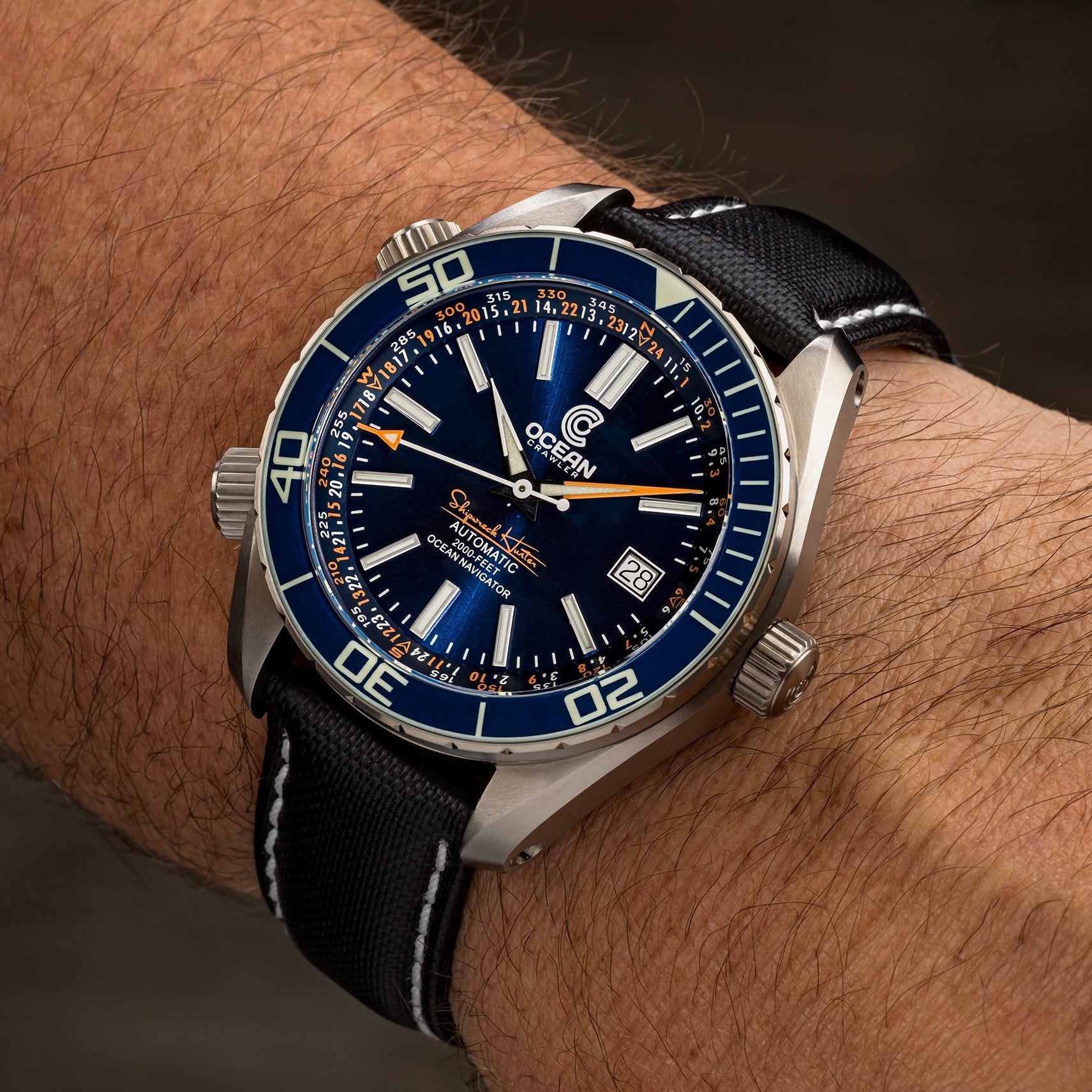 Ocean Navigator Blue V3 – Limited Edition Titanium Automatic Dive Watch thumbnail 5