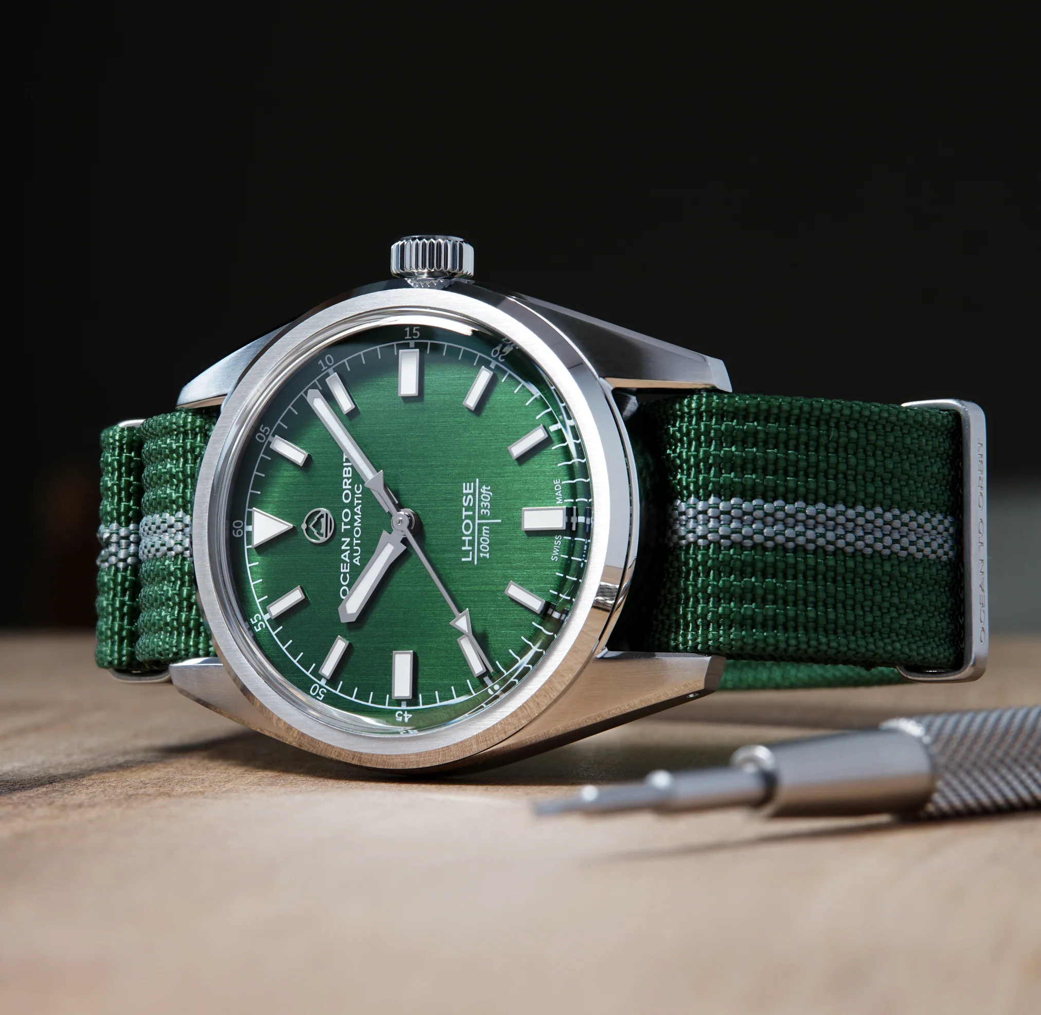 MISSION GREEN 38.5mm. Adventure Strap thumbnail 3